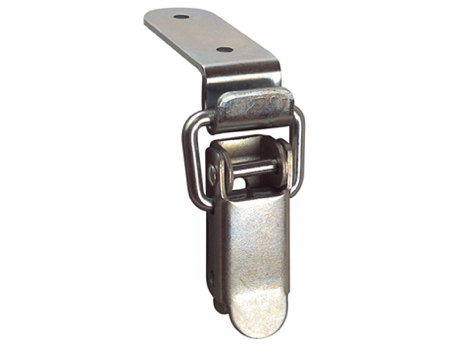 Fermoir grenouillère H.100mm acier zingué