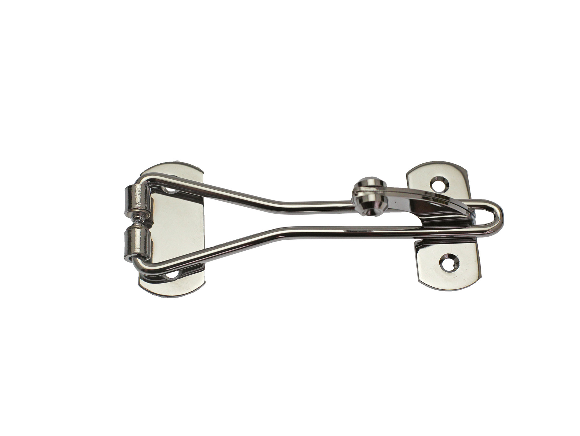 Entrebâilleur de porte filaire acier chromé 145mm