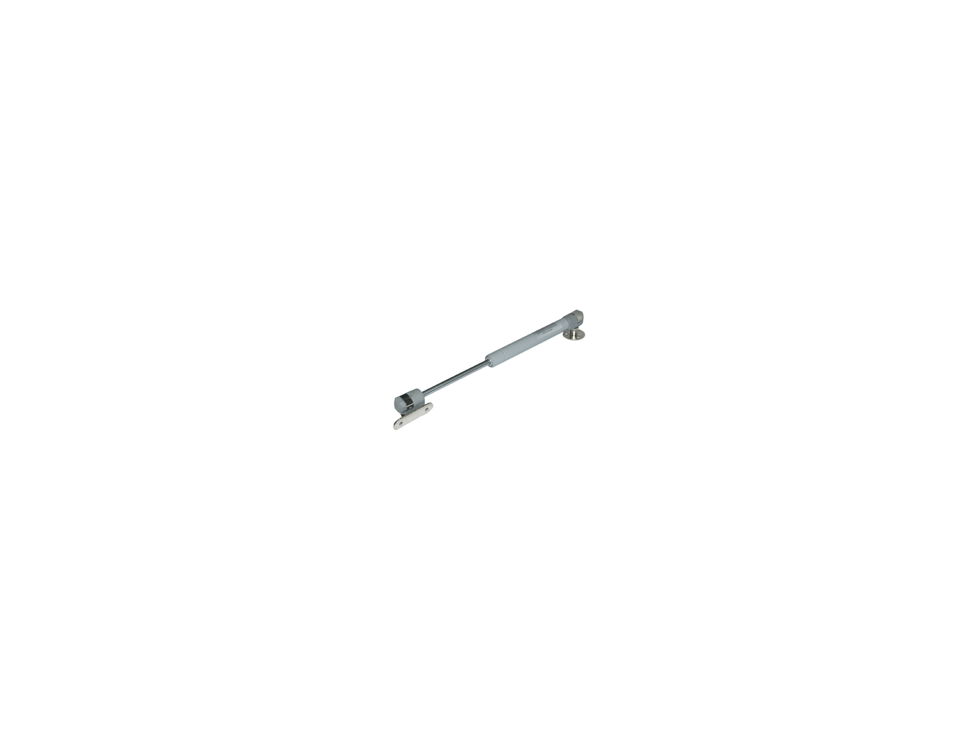 Compas de relevage à gaz réversible 260mm acier zingué gris