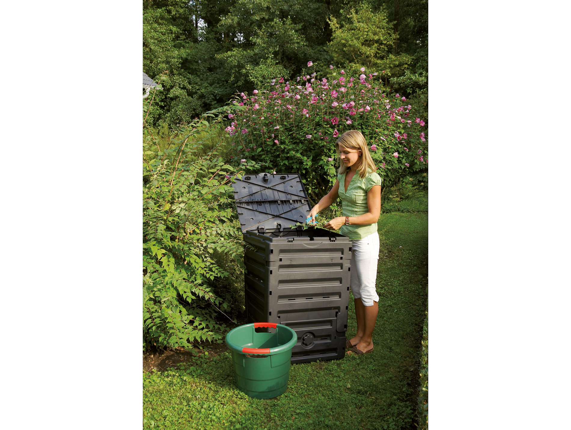 Composteur GARANTIA Eco Master 300L noir