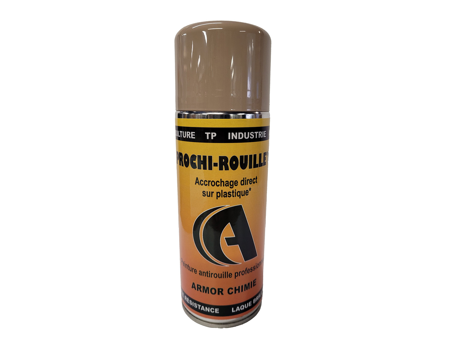 Peinture antirouille aérosol PROCHIROUILLE Beige 400ml