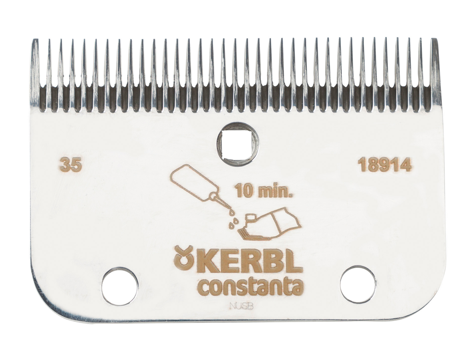 Jeu peigne KERBL constanta rodeo 24/35 dents