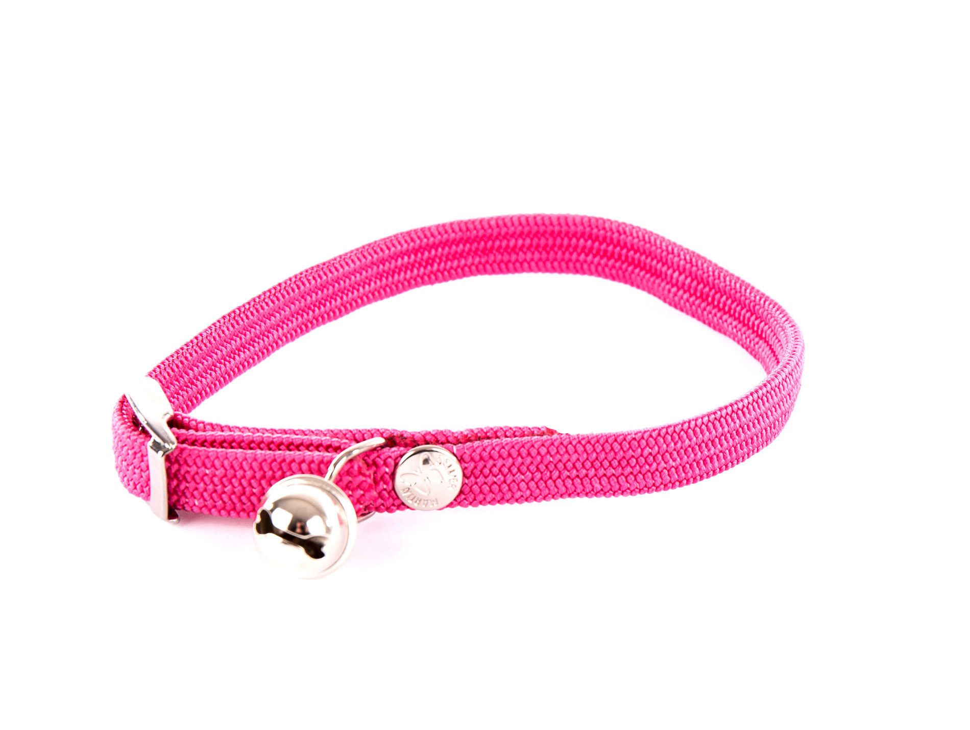 Collier chat élastique 10mm L.30cm rose