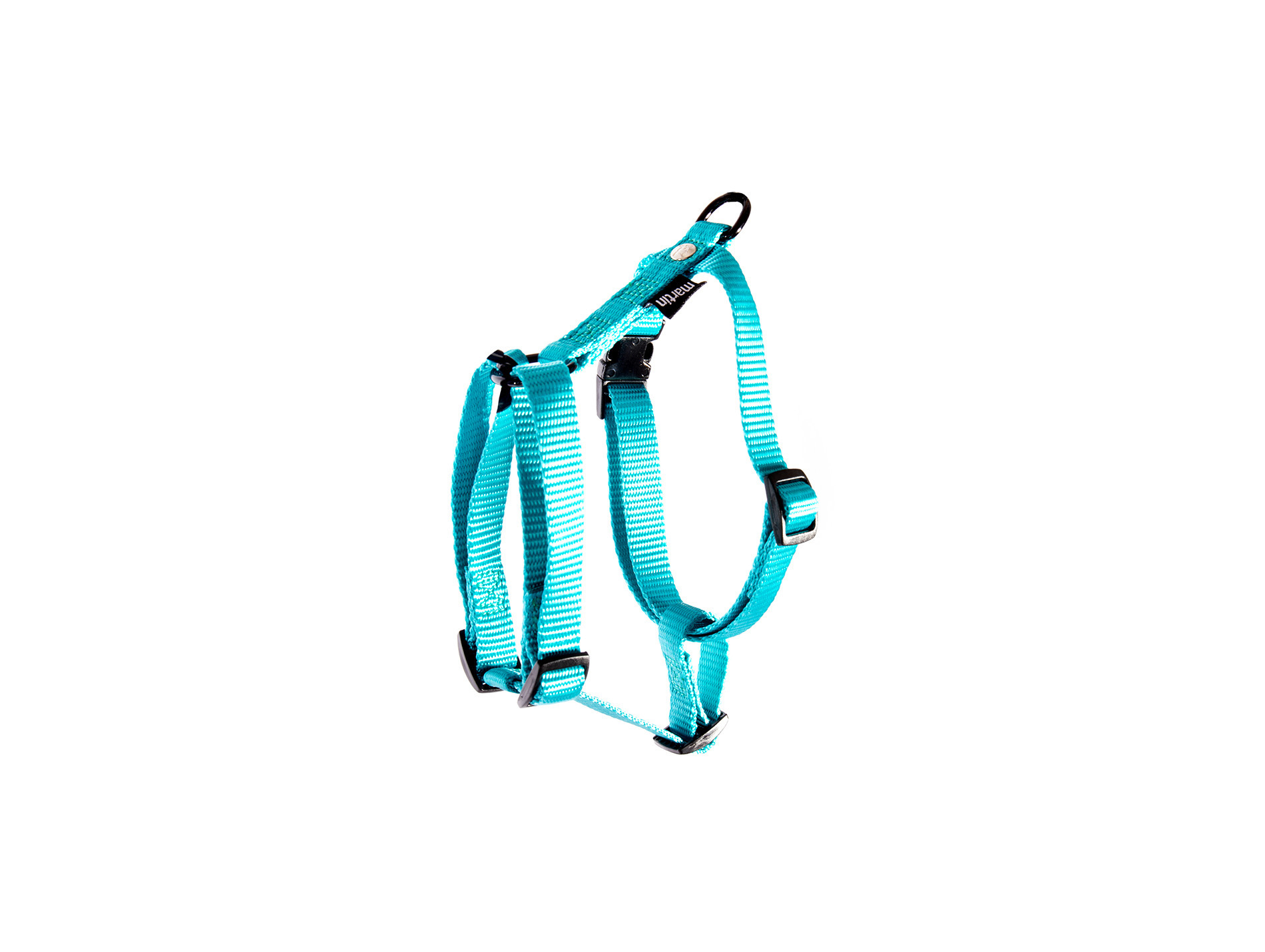 Harnais en nylon réglable MARTIN SELLIER l.25mm L.90cm turquoise
