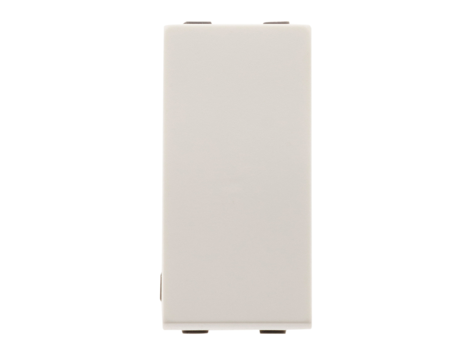 Interrupteur va et vient 1/2 module blanc