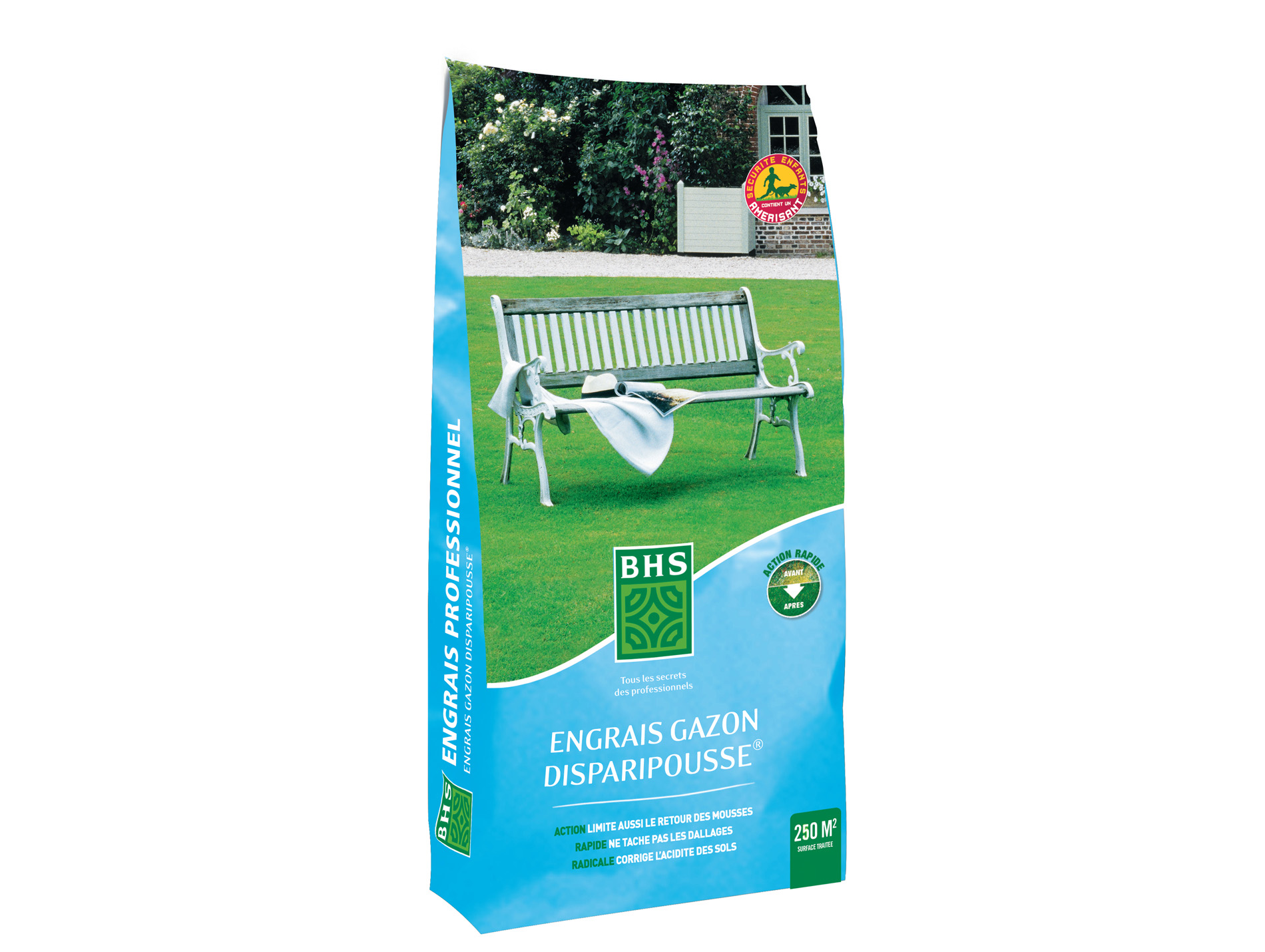 Engrais gazon BHS Disparipousse® 10kg