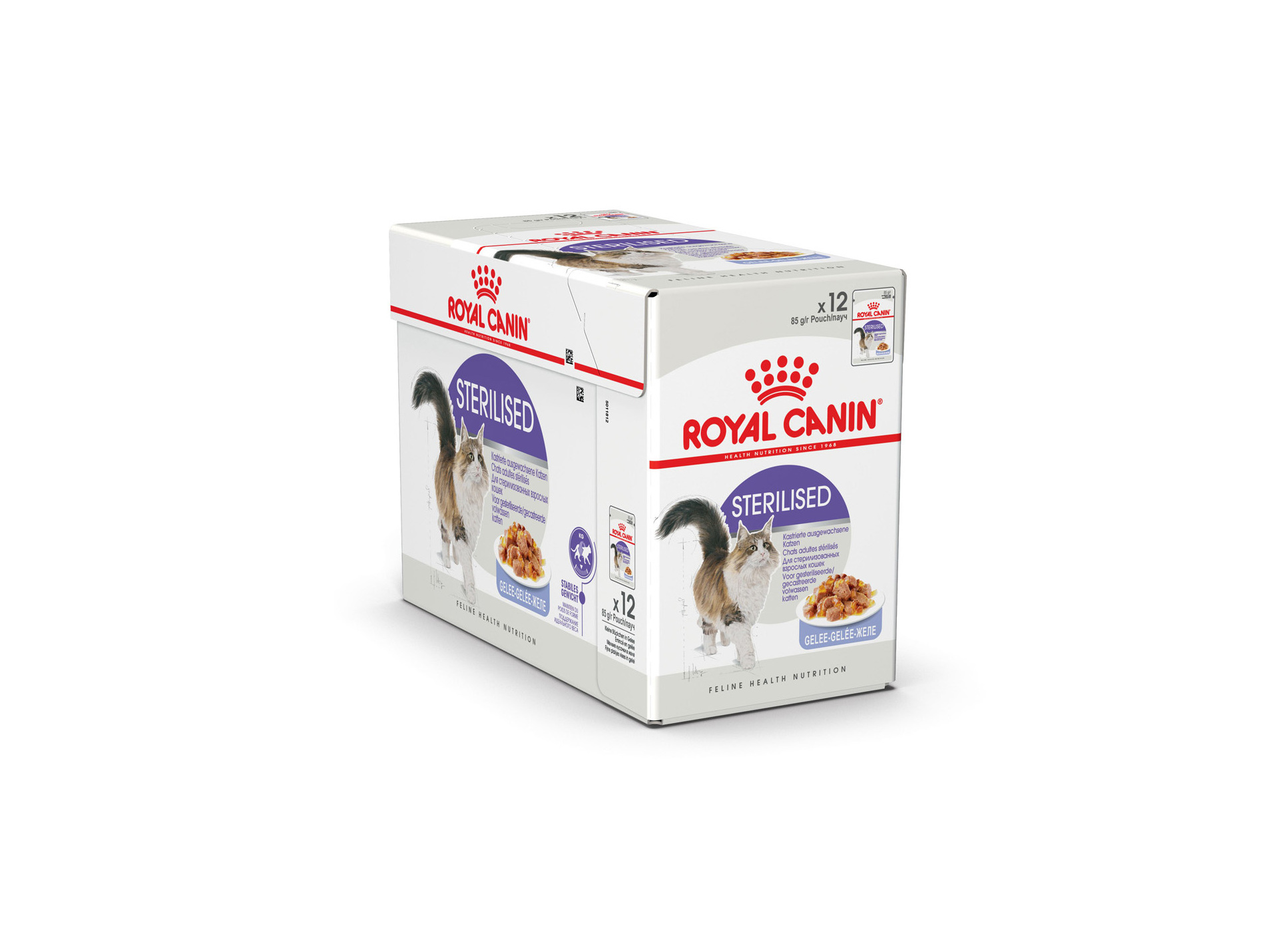 Patée chat adulte stérilisé ROYAL CANIN jelly 12x85g