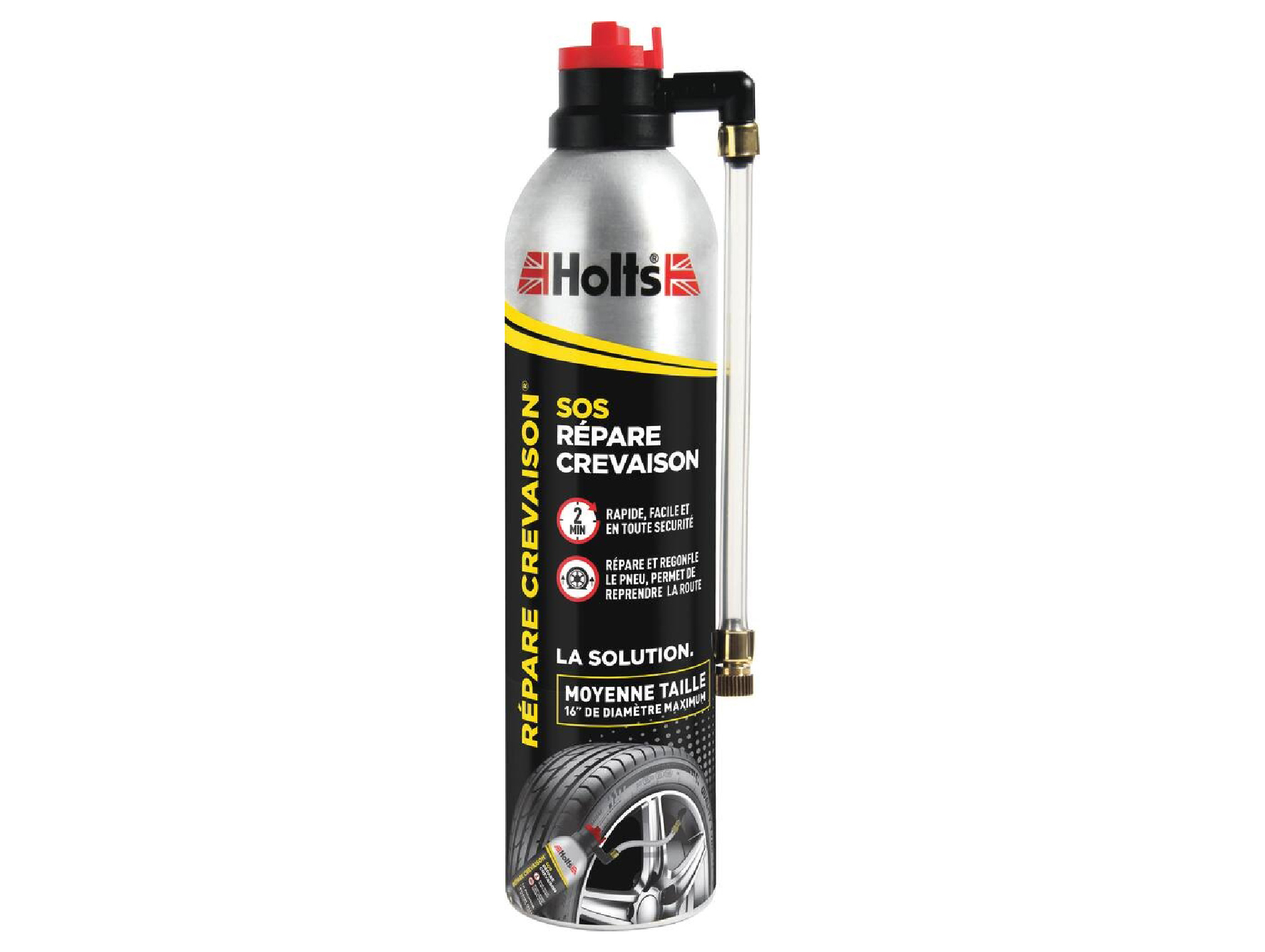 Aérosol regonfle pneus HOLTS contre les crevaisons 400ml