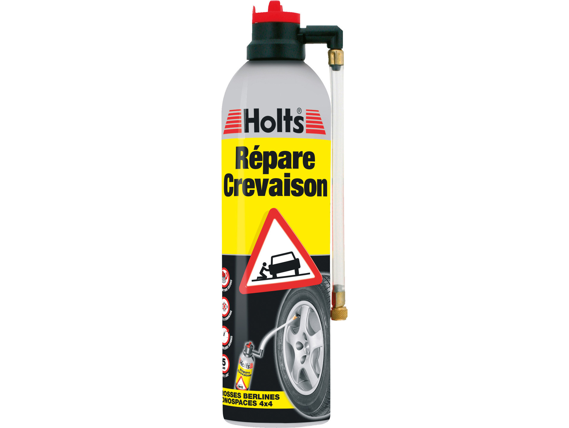 Aérosol regonfle pneus HOLTS contre les crevaisons 500ml