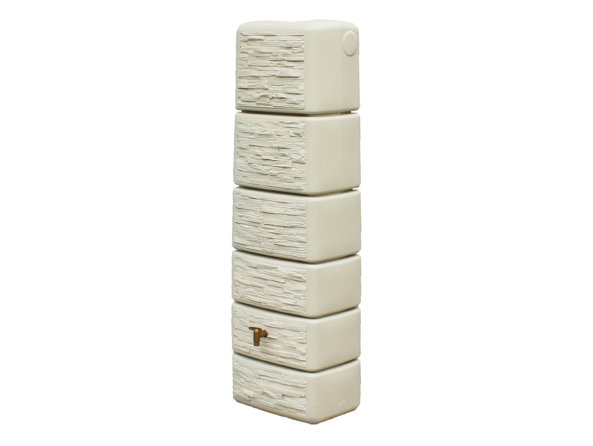 Récupérateur d'eau murale GARANTIA Slim Stone 330L Sable