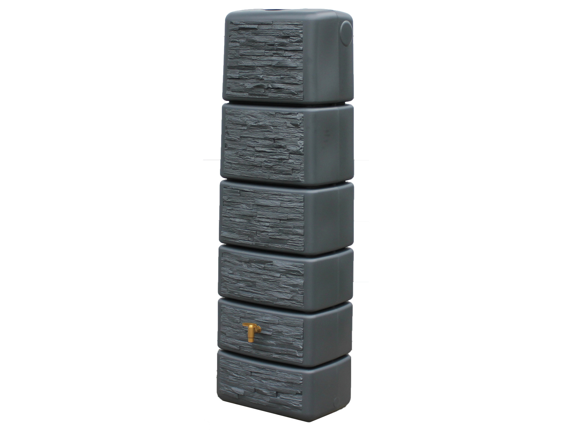 Récupérateur d'eau Slim Stone 330L granit