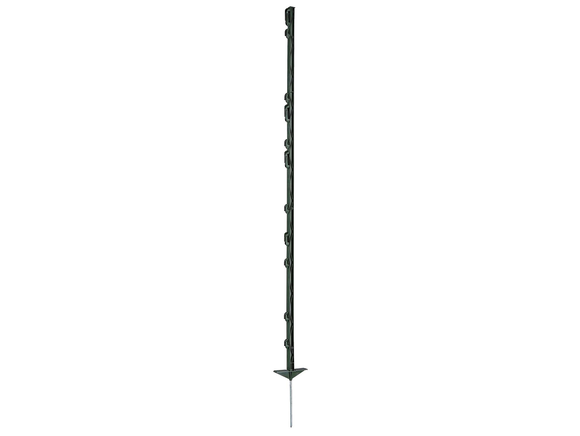 Piquet plastique KERBL double pied 1,05m vert x5