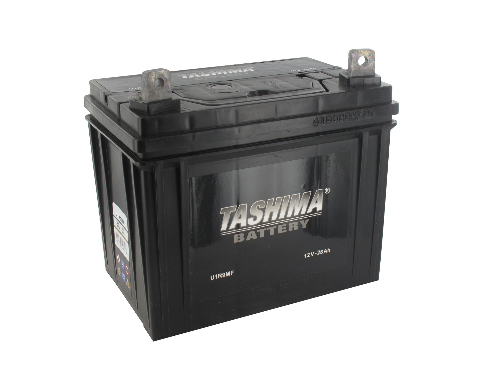 Batterie motoculture TASHIMA U1R9MF 12V 28Ah + à droite
