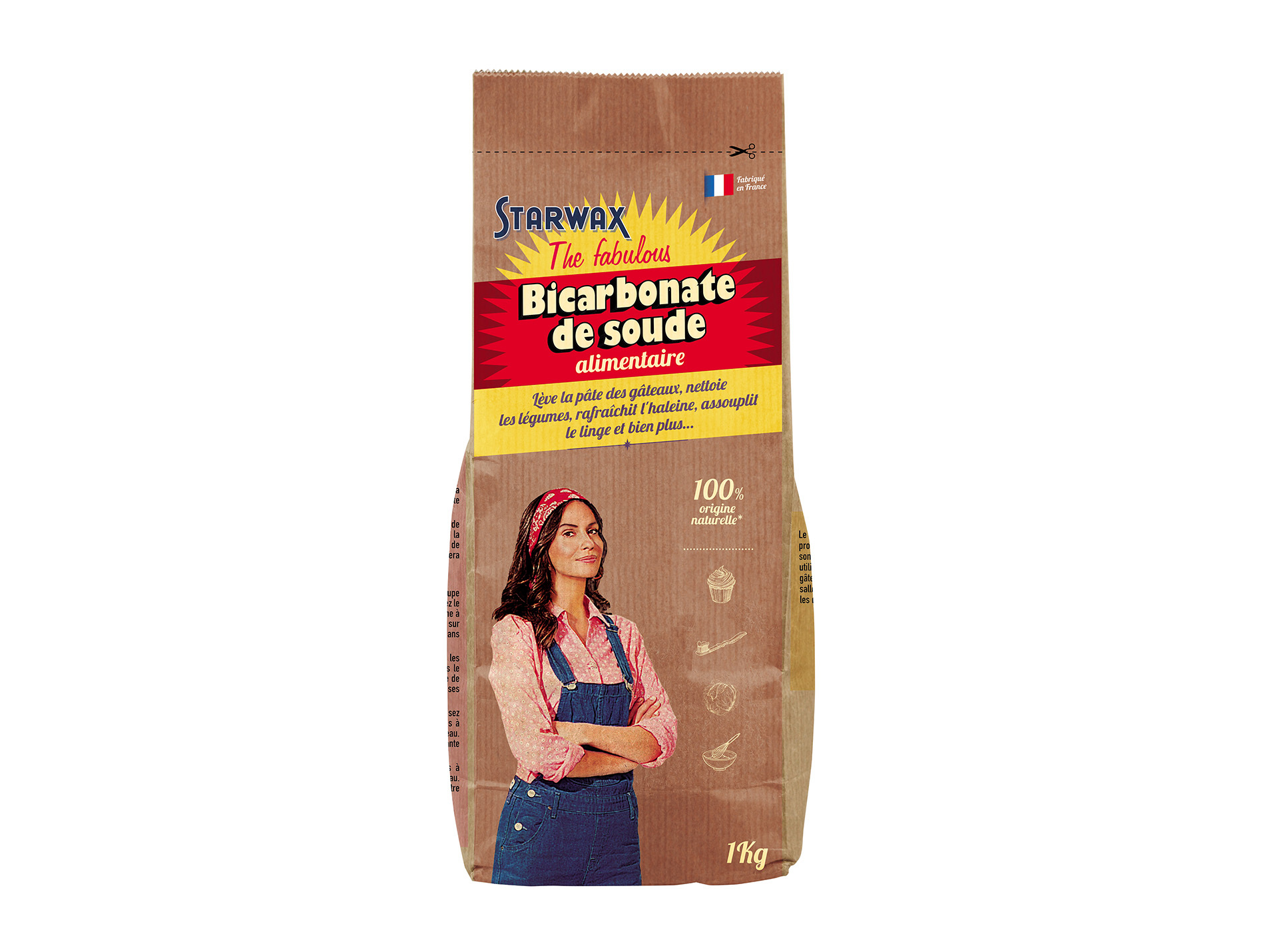 Bicarbonate de soude alimentaire FABULOUS 1kg