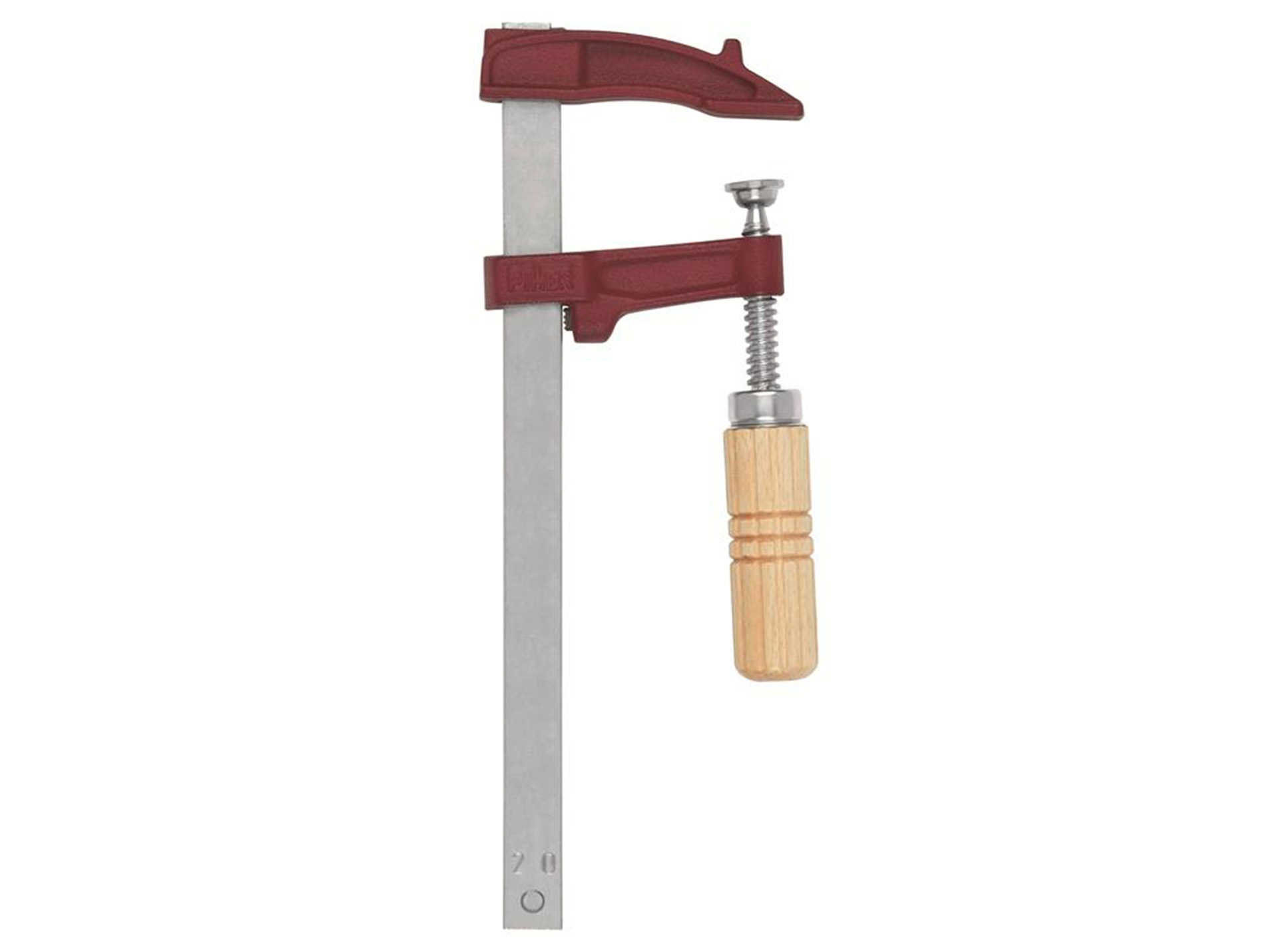 Serre joint à vis manche bois PIHER 7 cm L25 cm