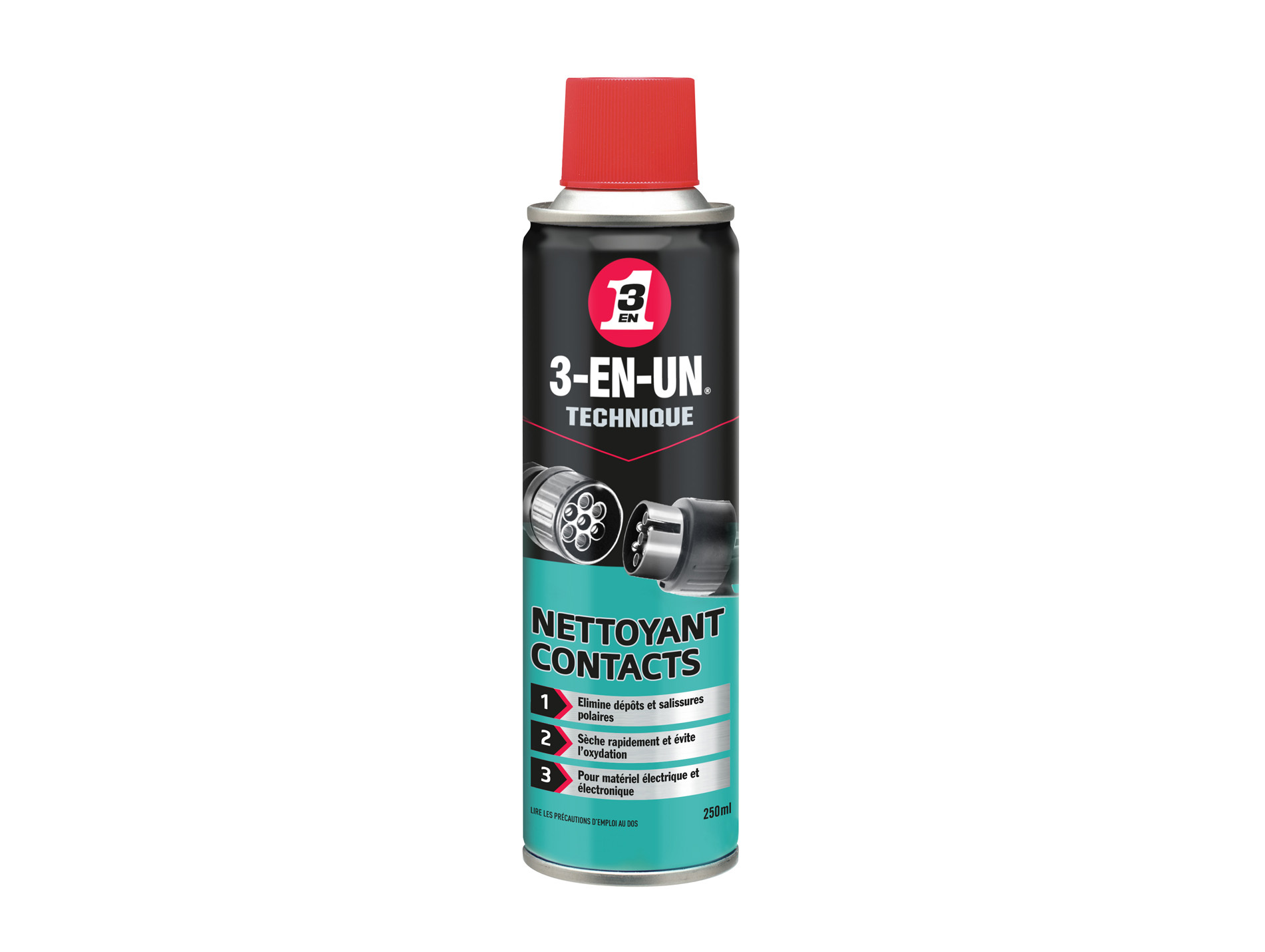 Nettoyant contacts 3-EN-UN 250ml