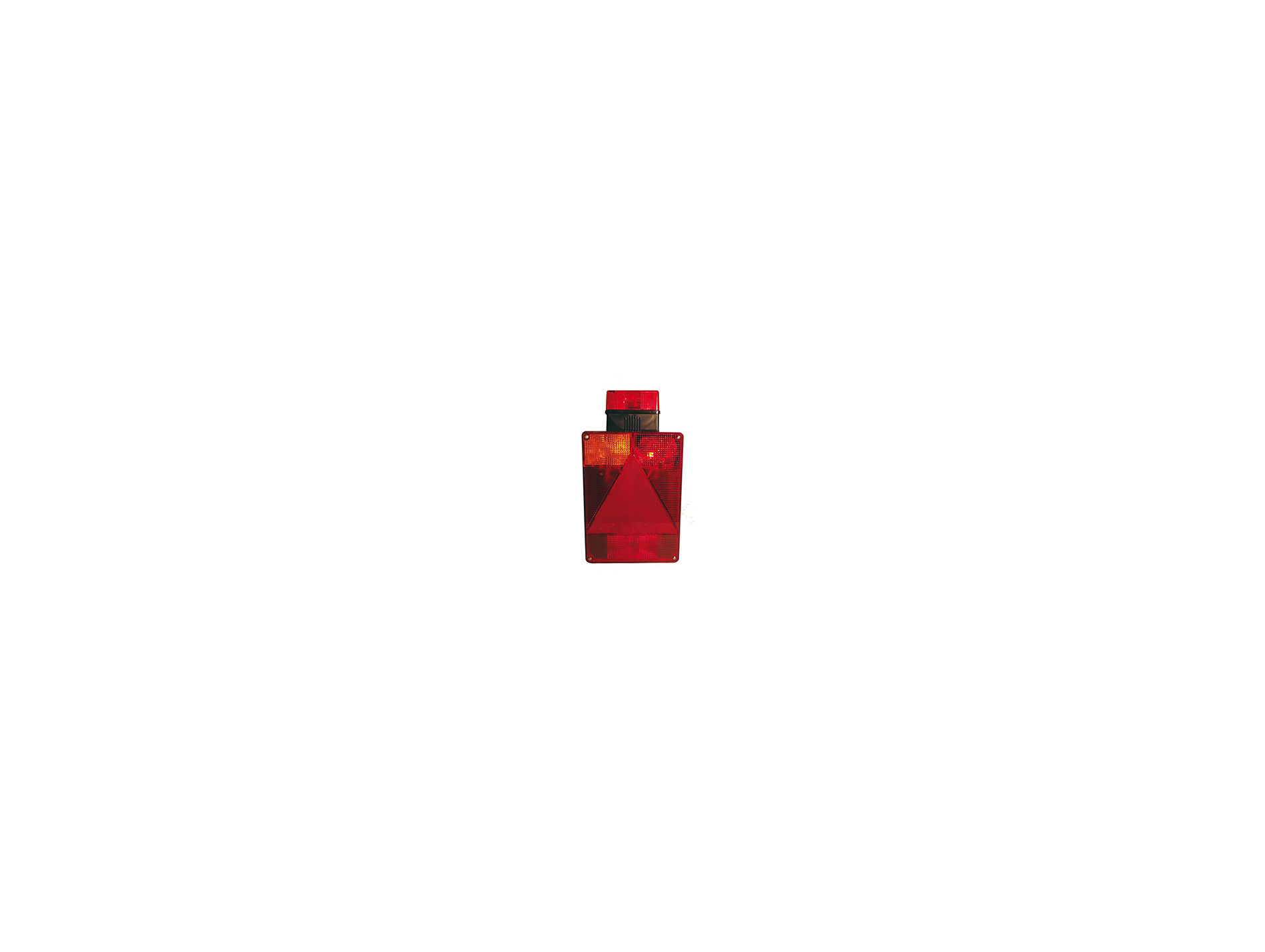 Cabochon gauche pour feu vertical de remorque RADEX 6800