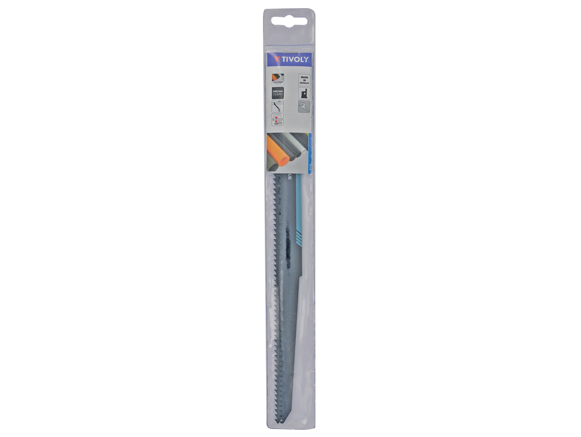 2 lames de scie sabre HCS finition plastique 250mm