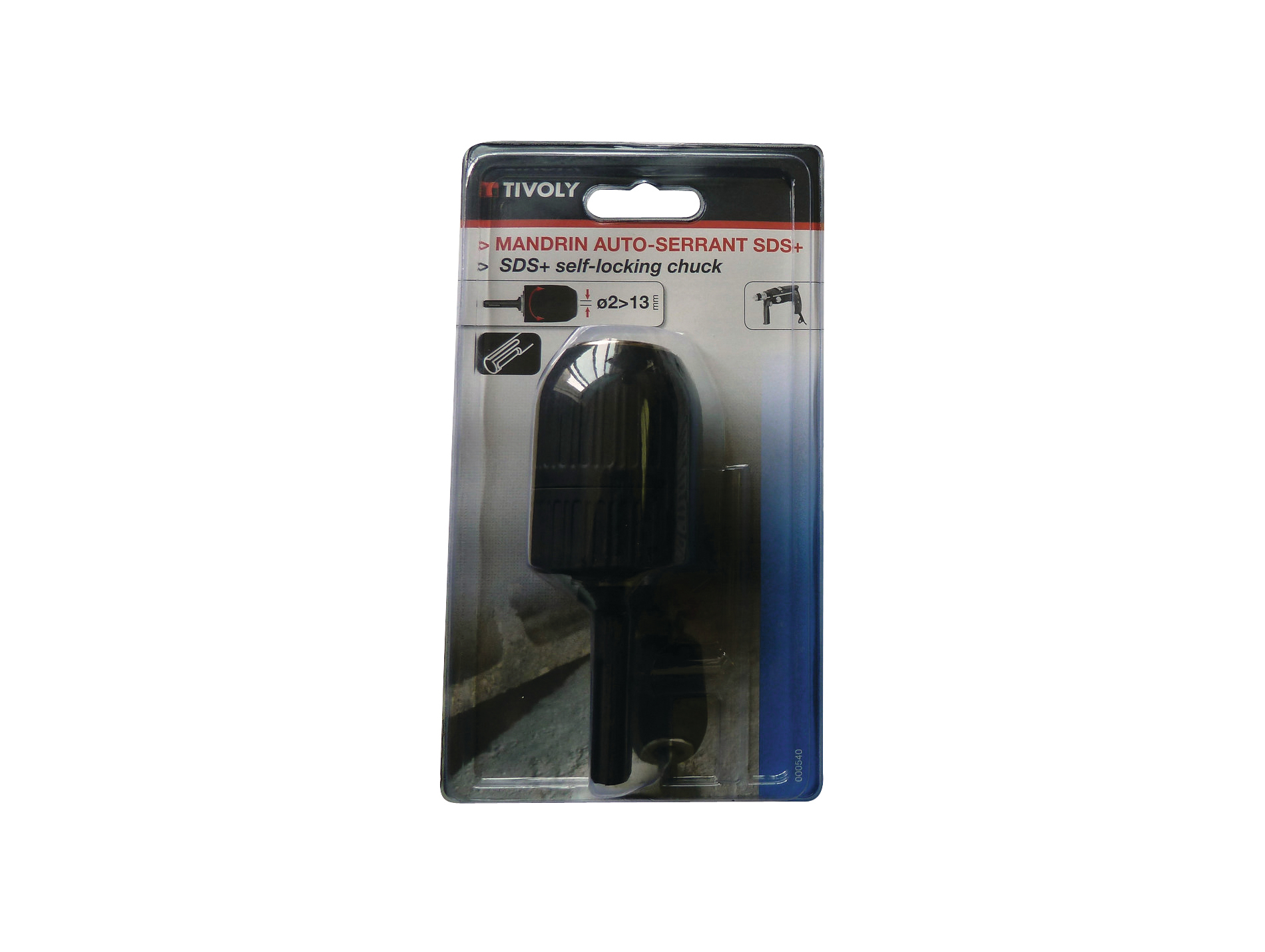 Mandrin auto-serrant SDS+ Ø 2 à 13
