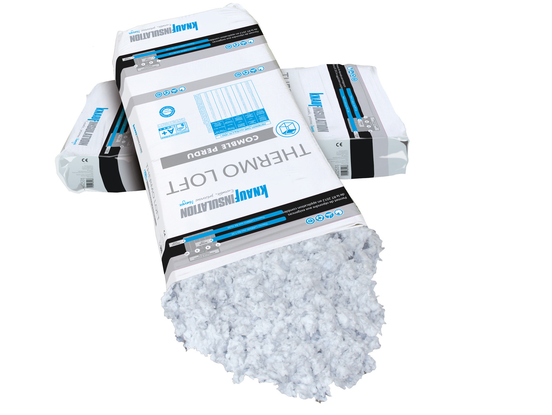 Laine de verre minérale à souffler Thermo Loft