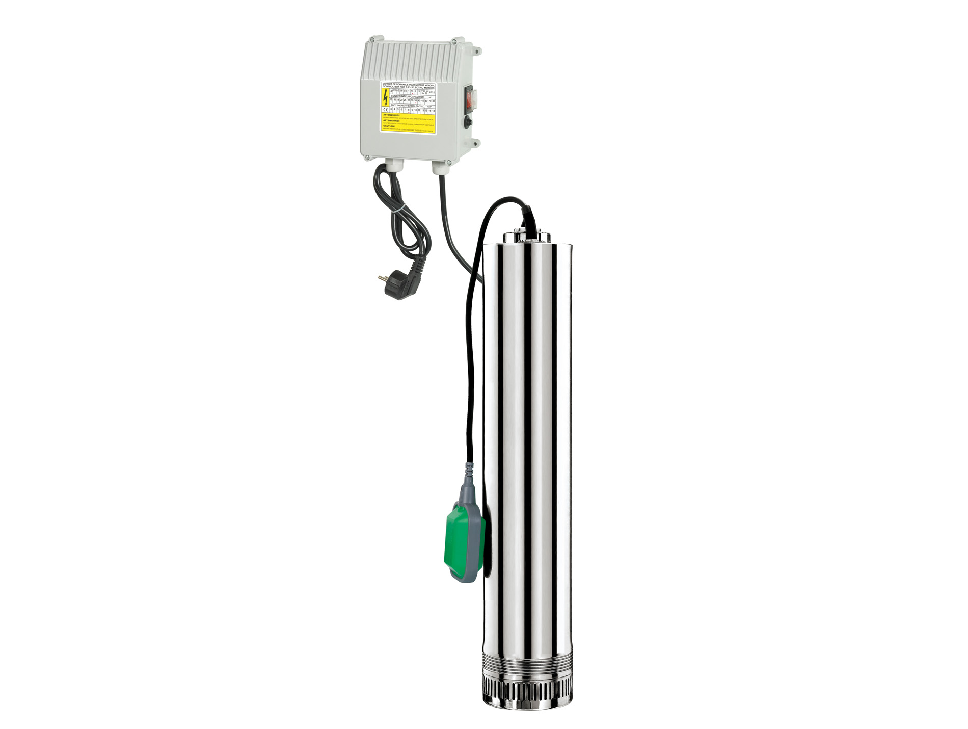 Pompe de puits RIBILAND 4 turbines 400W