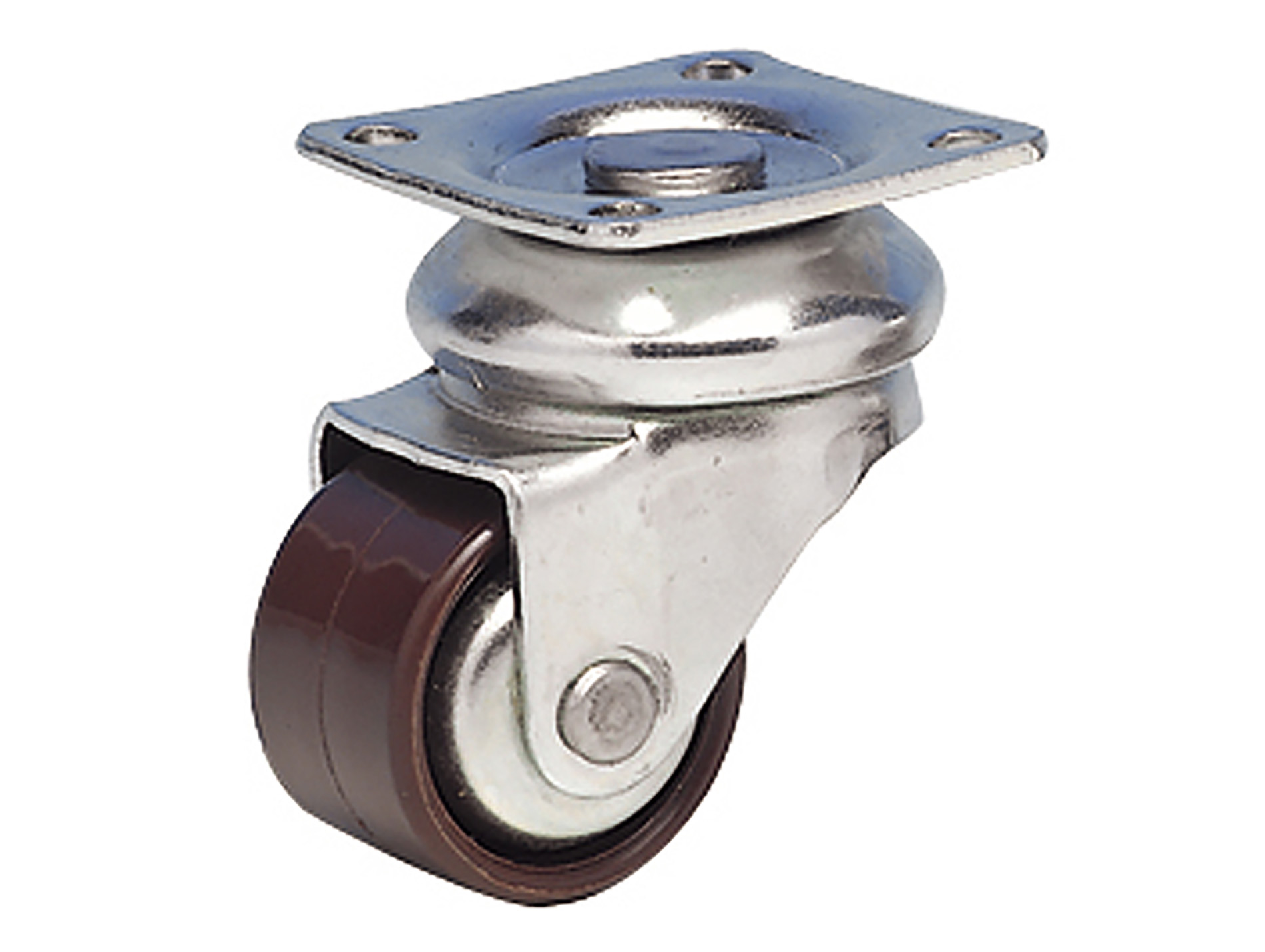 Roulette pivotante avec fixation à platine GUITEL Ø30mm
