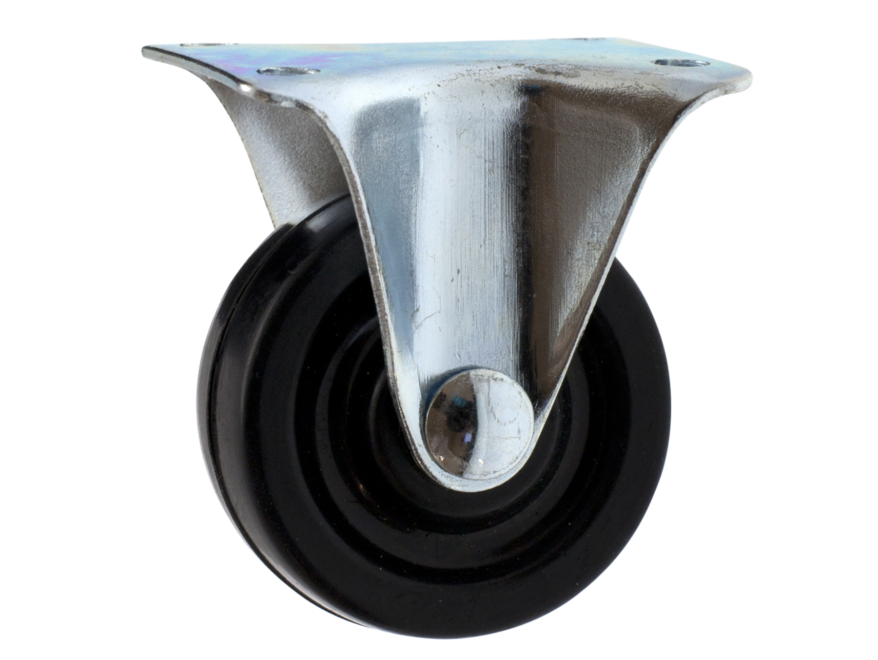 Roulette fixe caoutchouc GUITEL Ø50mm