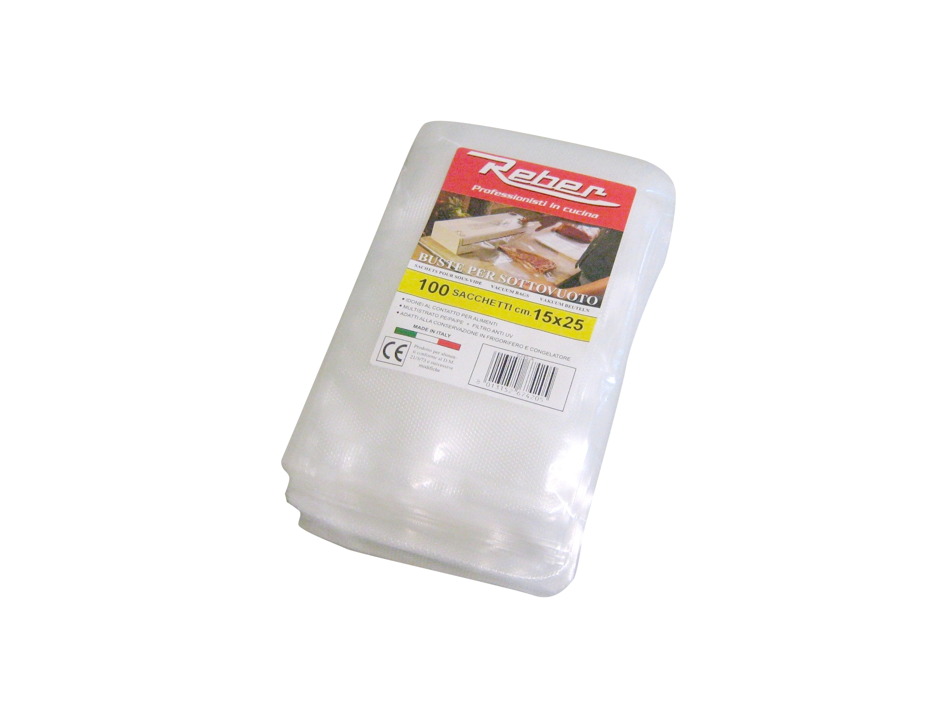 Poche pour machine sous-vide 15x25cm X100