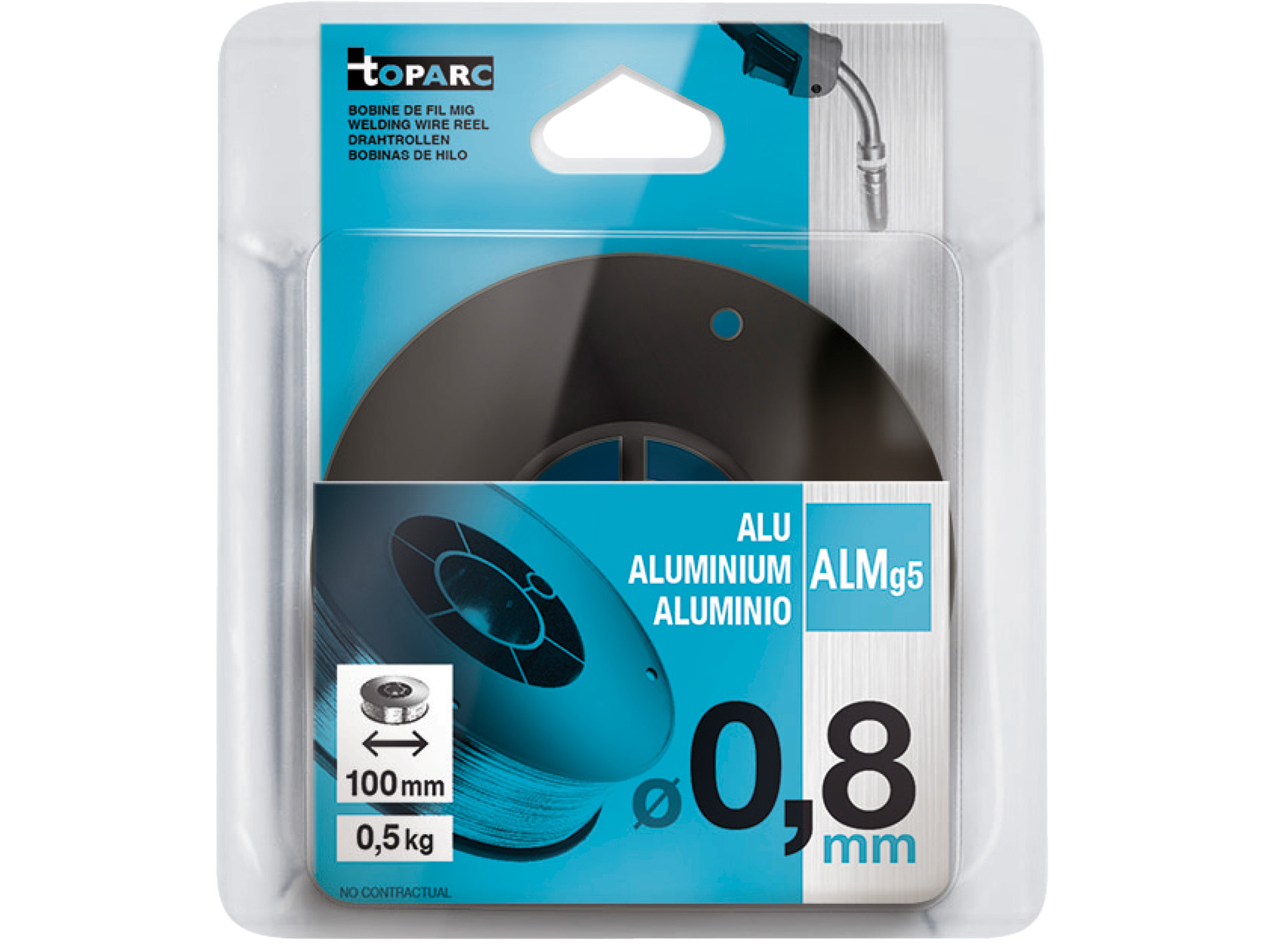 Fil Mig AIMg5 Ø 0,8 - Bobine 500 g