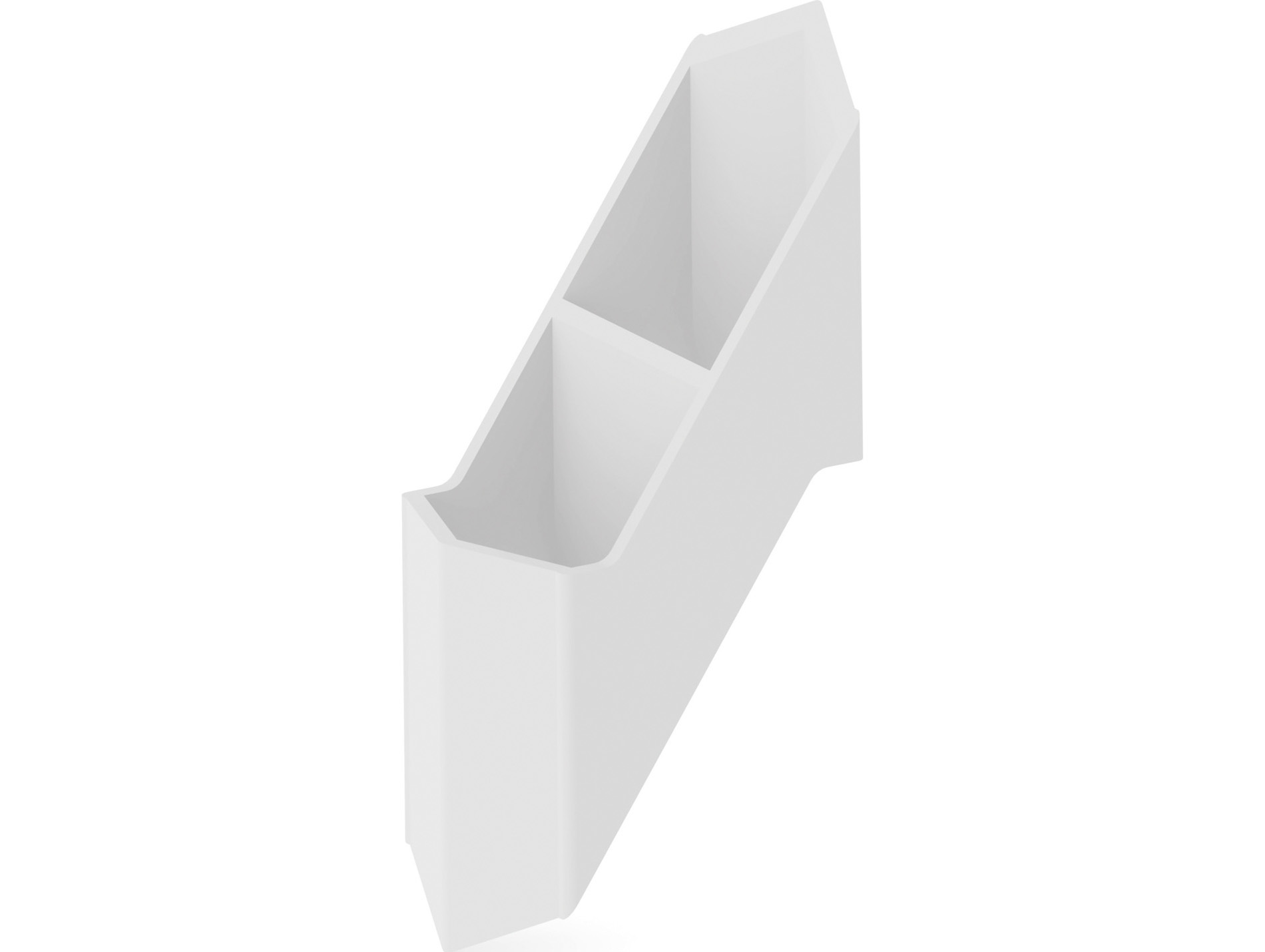 Entretoise intermédiaire brise-vue ZENEO blanc