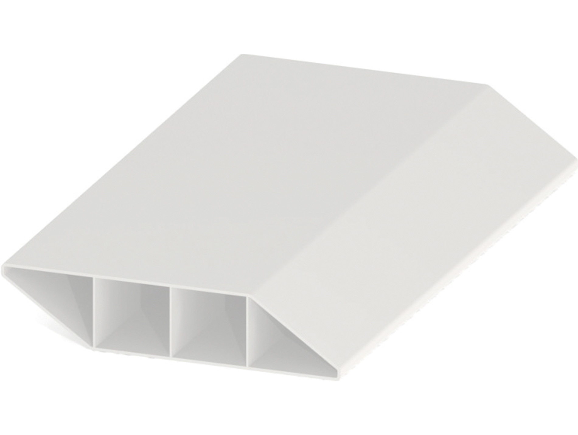 Lame brise-vue PVC ZENEO 13,5x3cm L.1,50m blanc