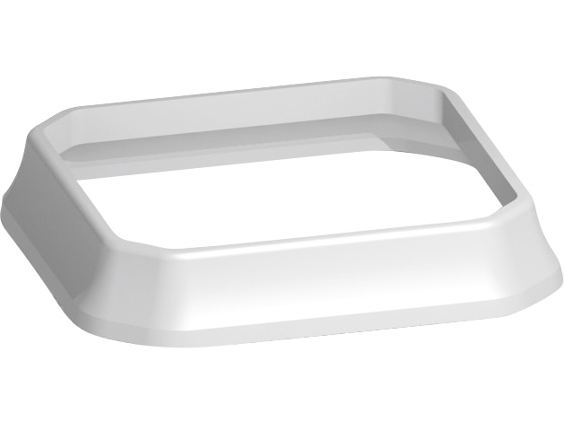 Embase de poteau ZENEO 9x9cm blanc