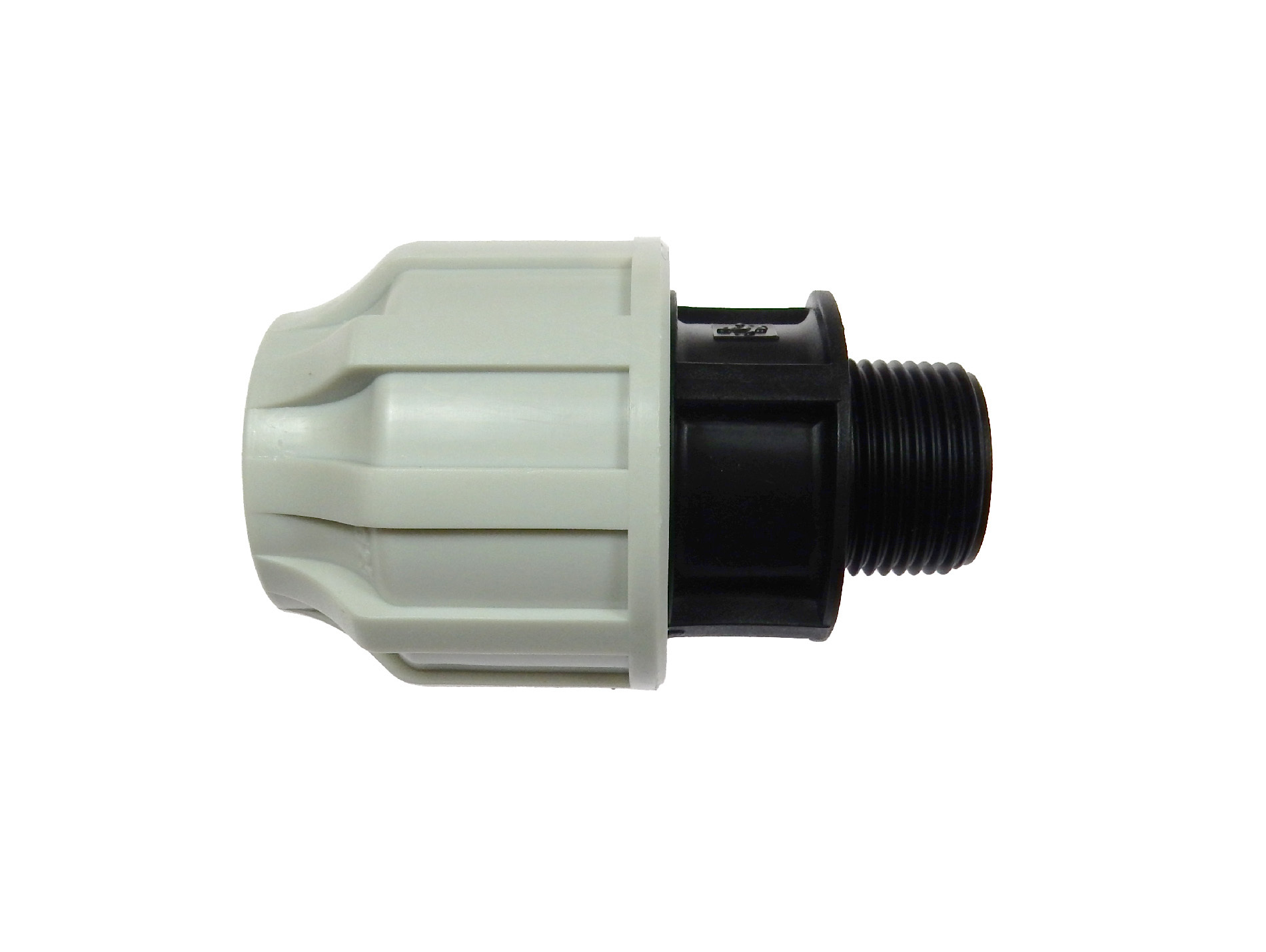 Raccord droit en polypropylène FAUQUET Mâle 15/21 Ø20mm