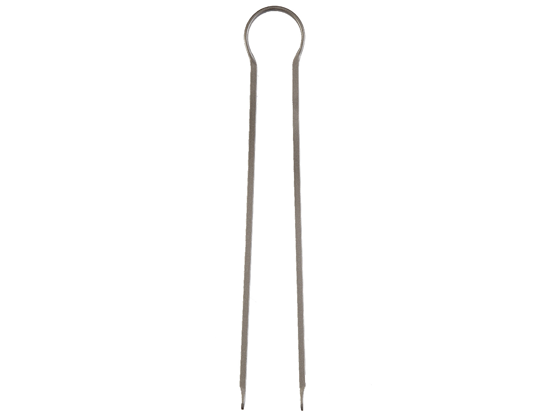 Pince à feu grise Tribu acier 60cm