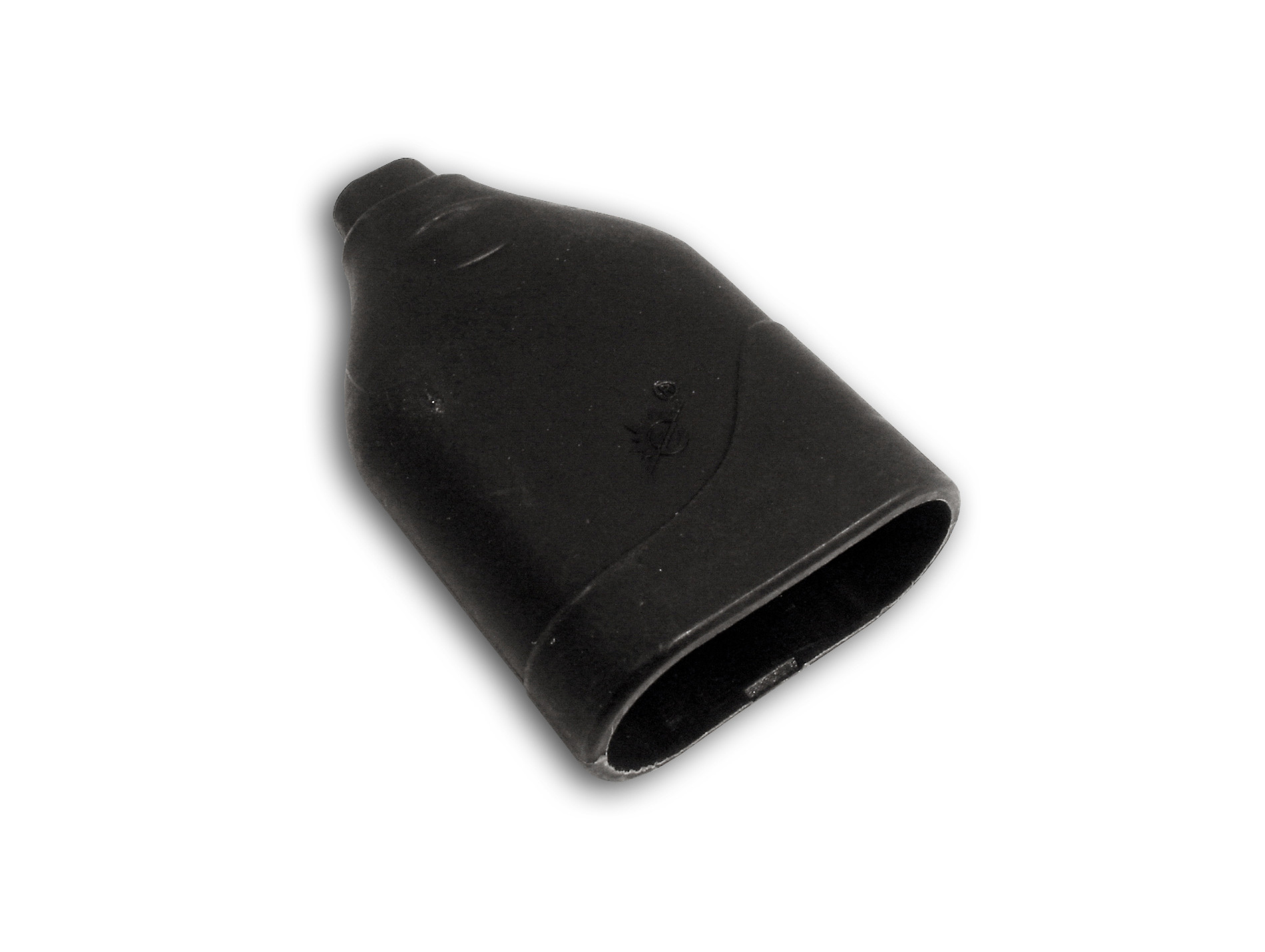 Fiche femelle 2P 6A noir
