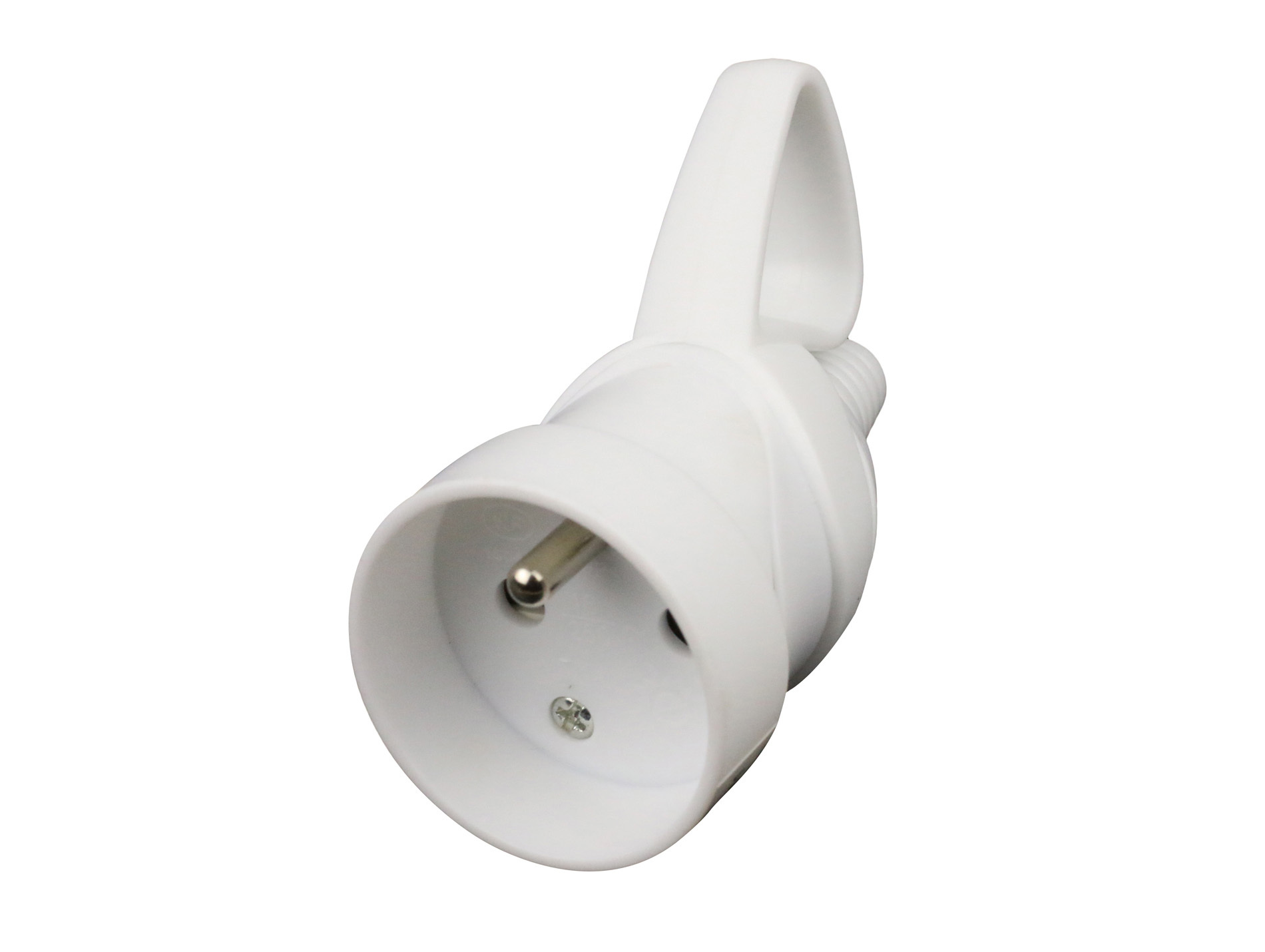 Fiche femelle anneau 16A 2P+T blanc