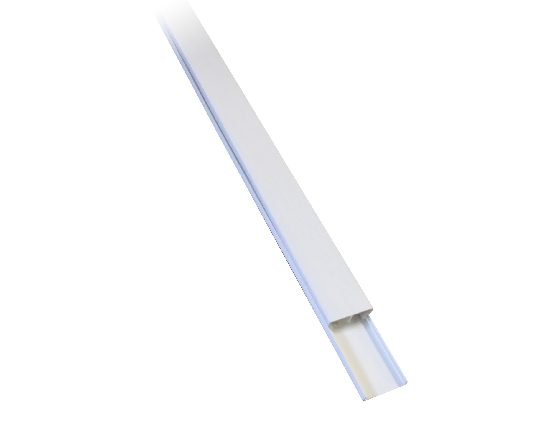 Moulure 40X17 compartimentée blanc 2m