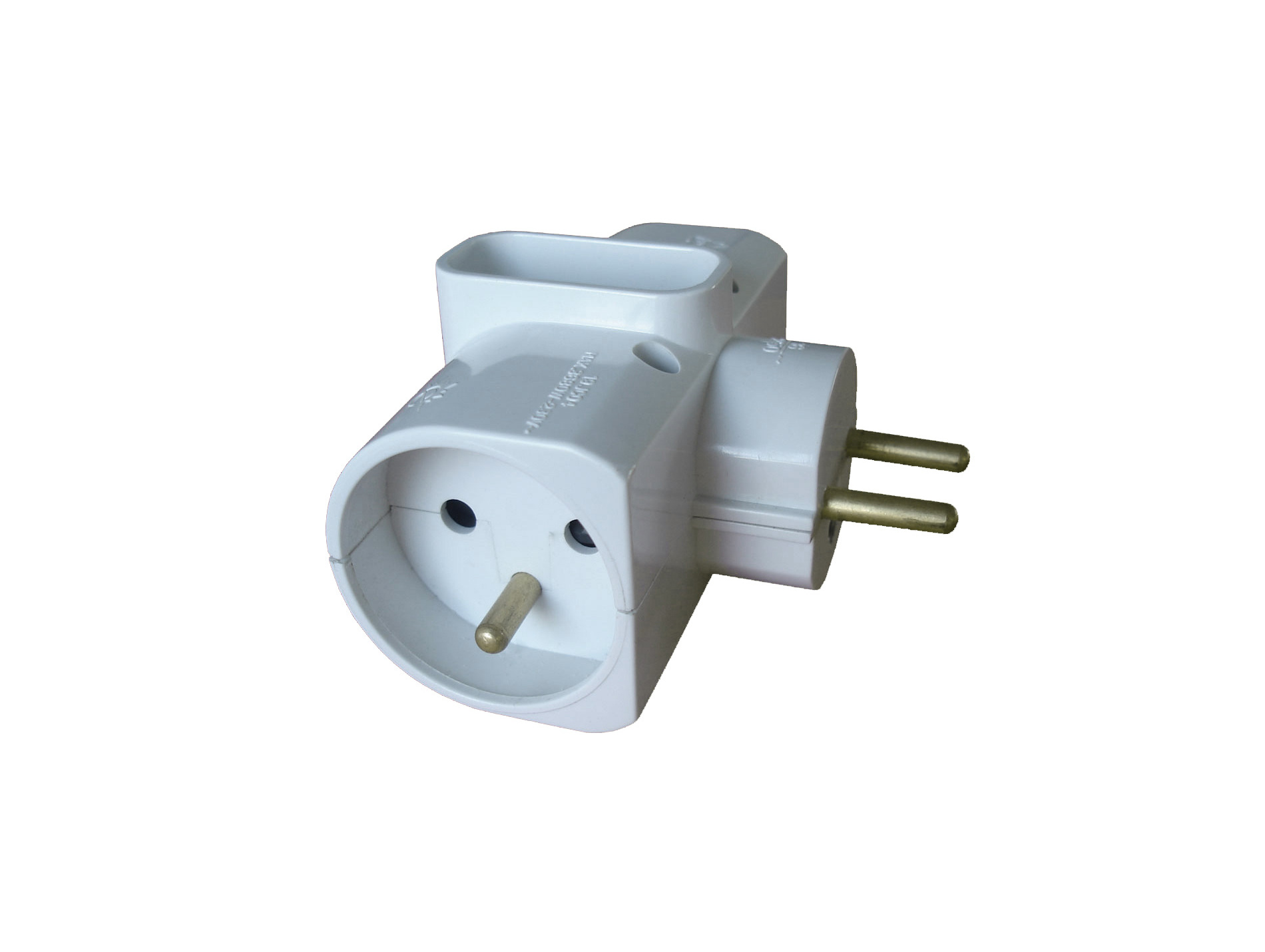 Triplite 2X16A + 1X6A blanc