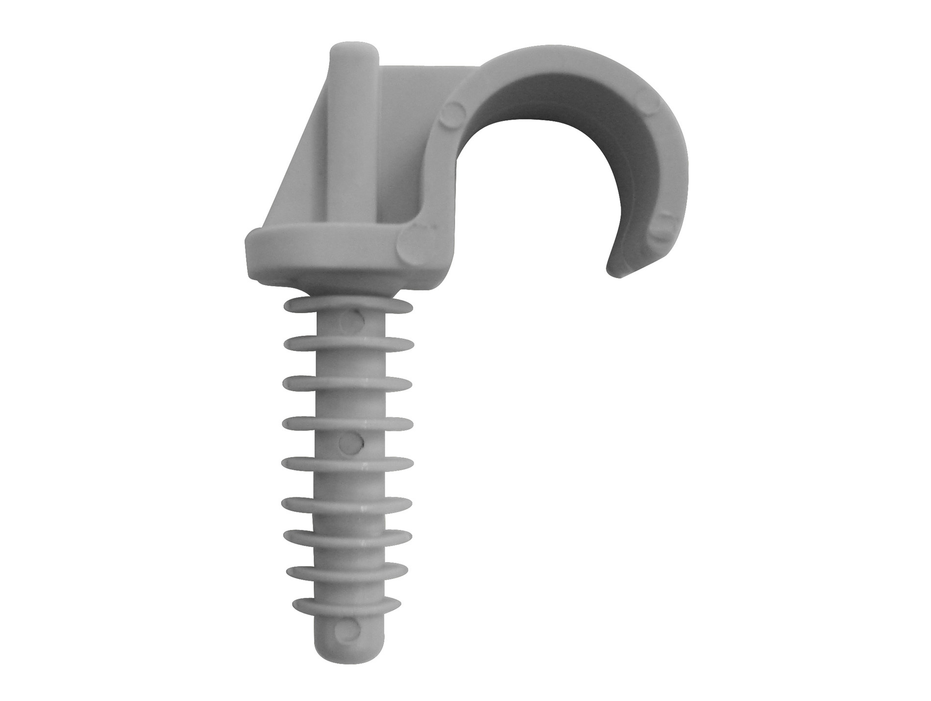 Fixe tube Ø20 gris X10
