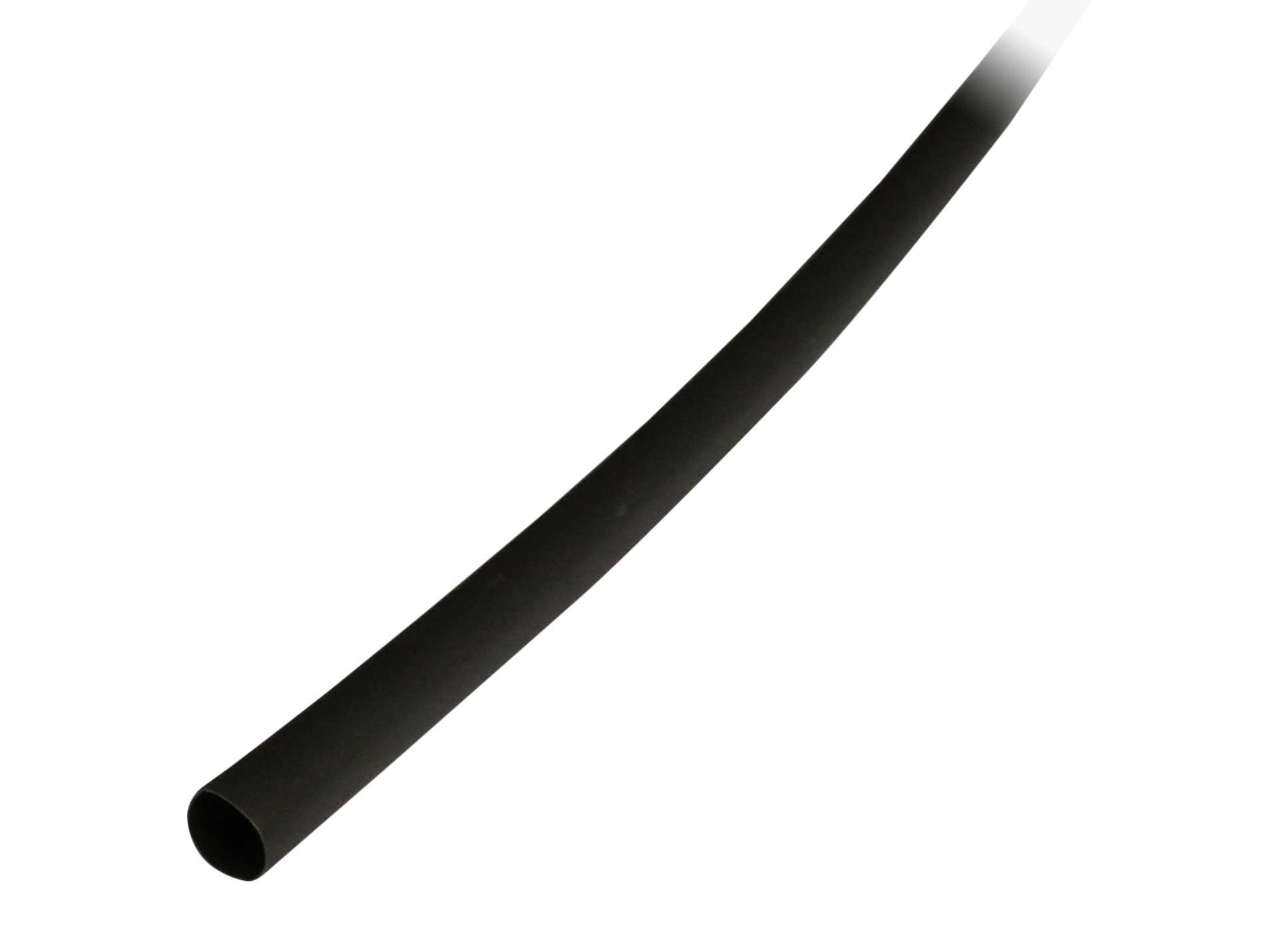 Gaine thermorétractable Ø6.4 noir 1m
