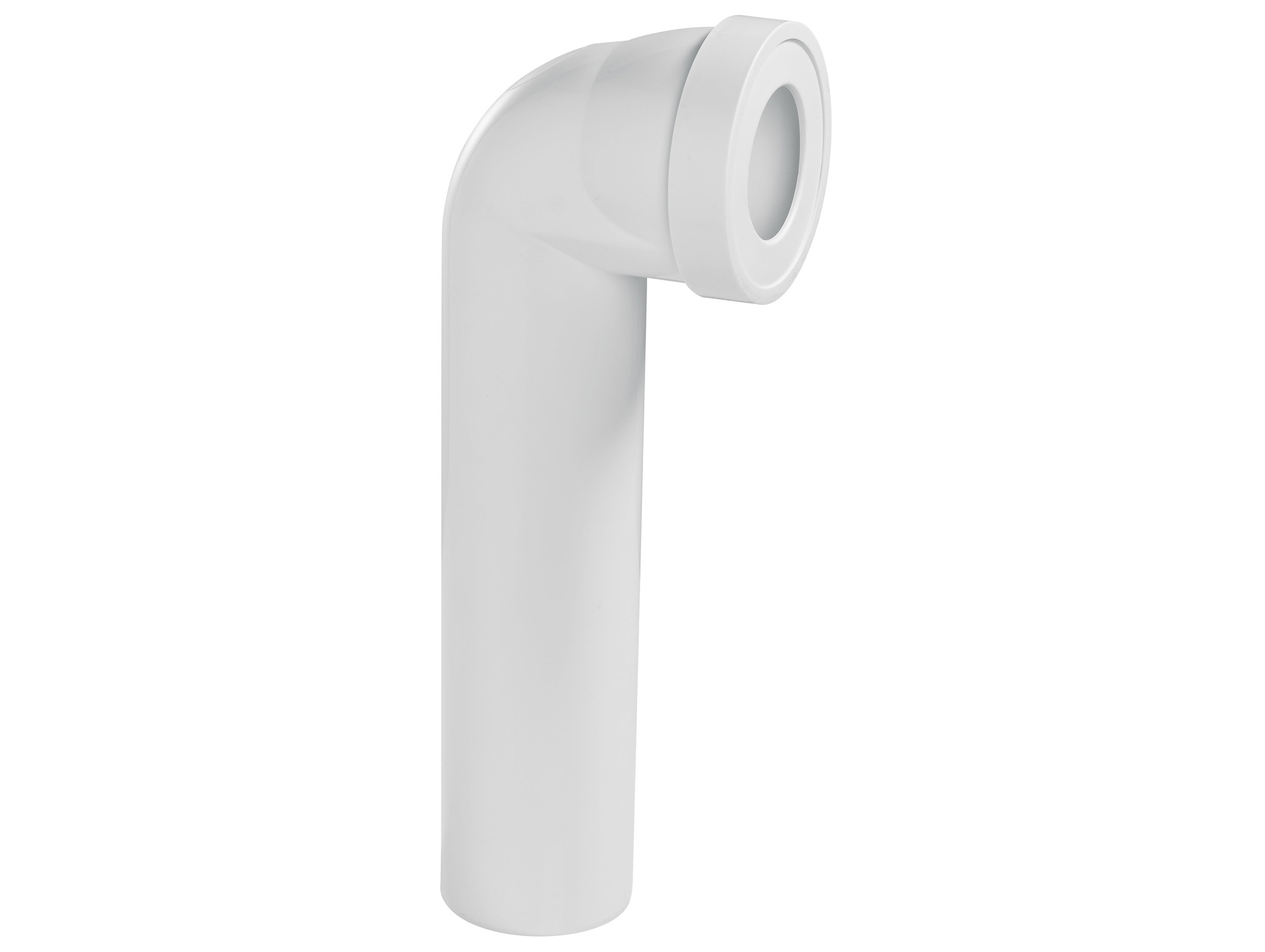 Pipe longue coudée mâle d'évacuation Ø100
