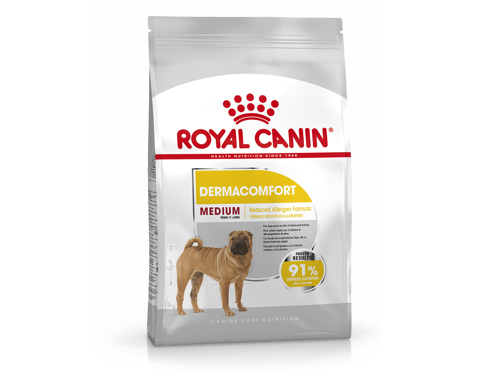 Croquettes chien moyen Dermaconfort ROYAL CANIN 3kg
