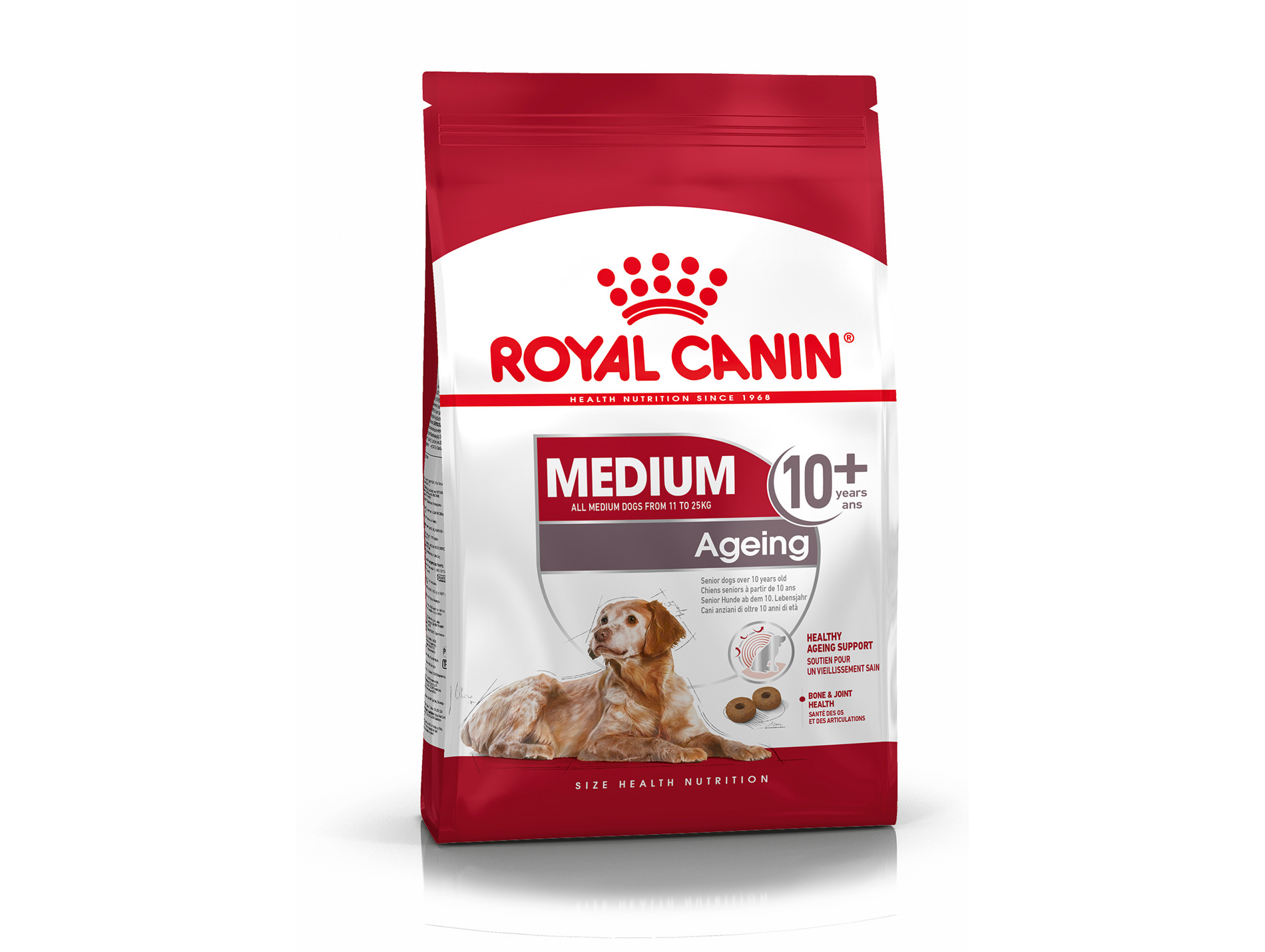 Croquettes chien moyen adulte +10ans ROYAL CANIN 3kg
