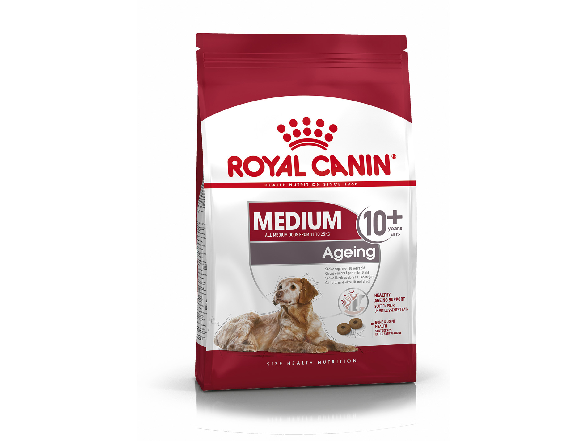 Croquettes chien moyen adulte +10ans ROYAL CANIN 15kg