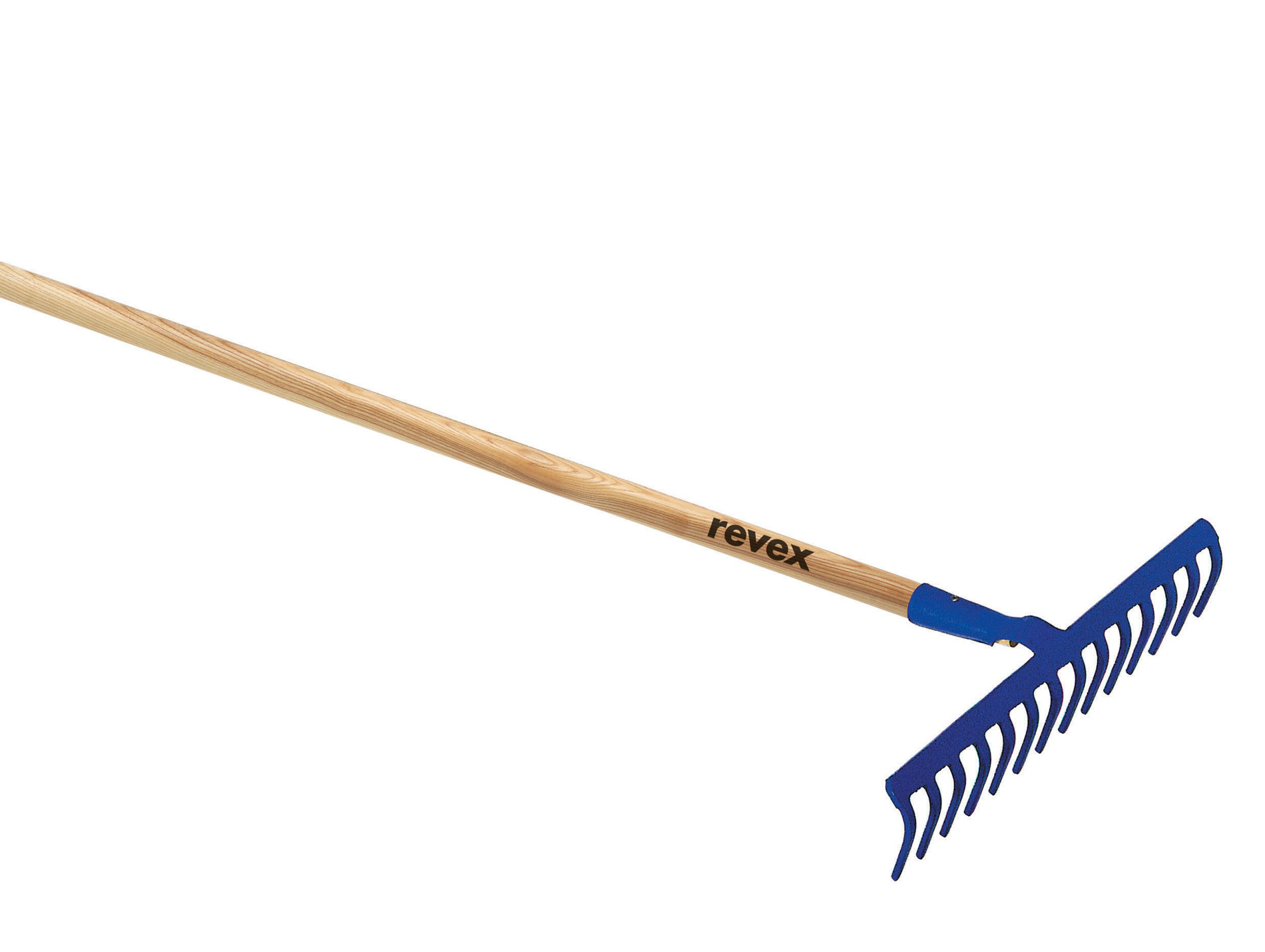 Râteau à douille forgée REVEX 14 dents courbes sans manche