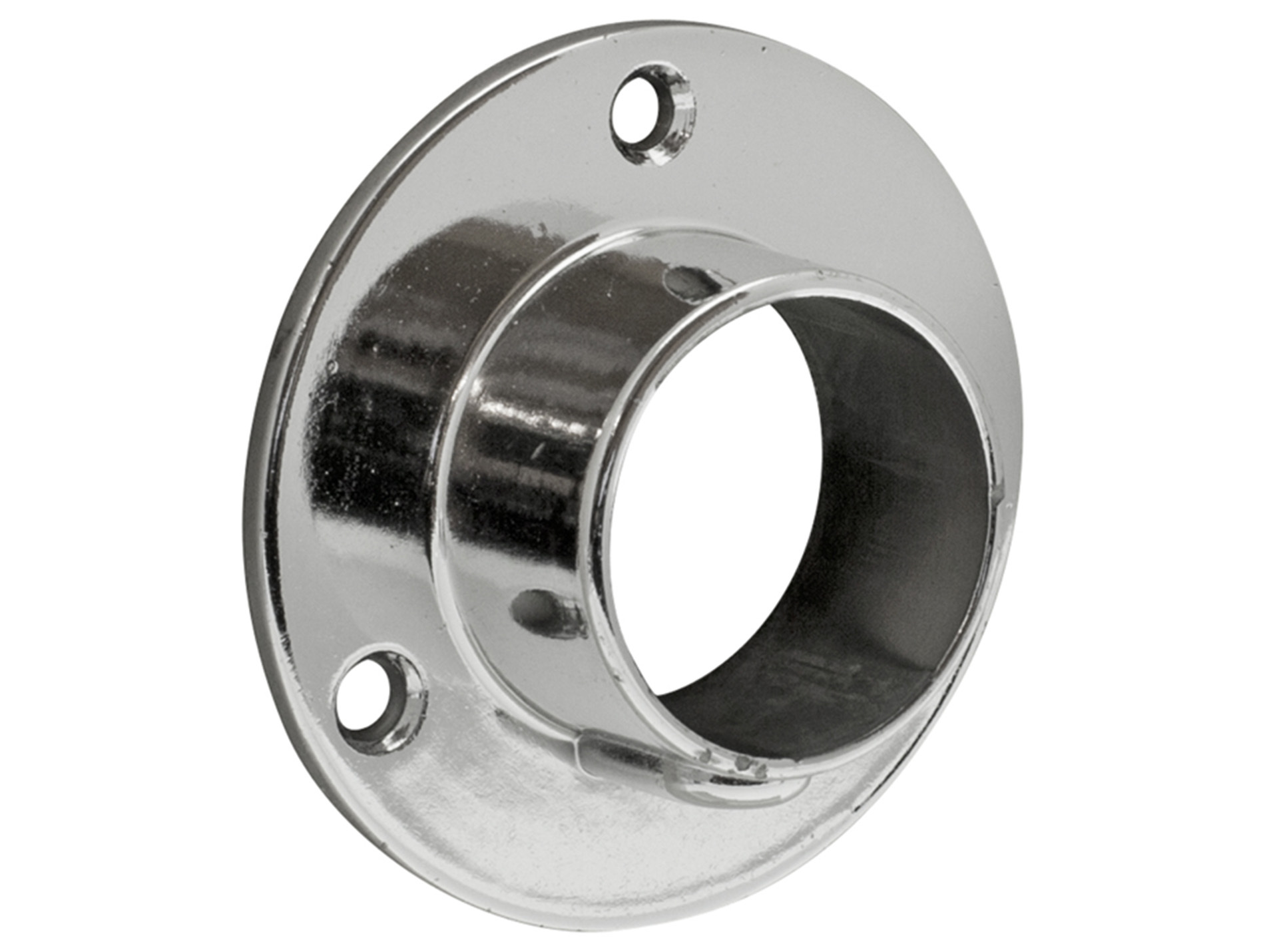 Support d'extrémité pour tube ø19mm acier chromé x2