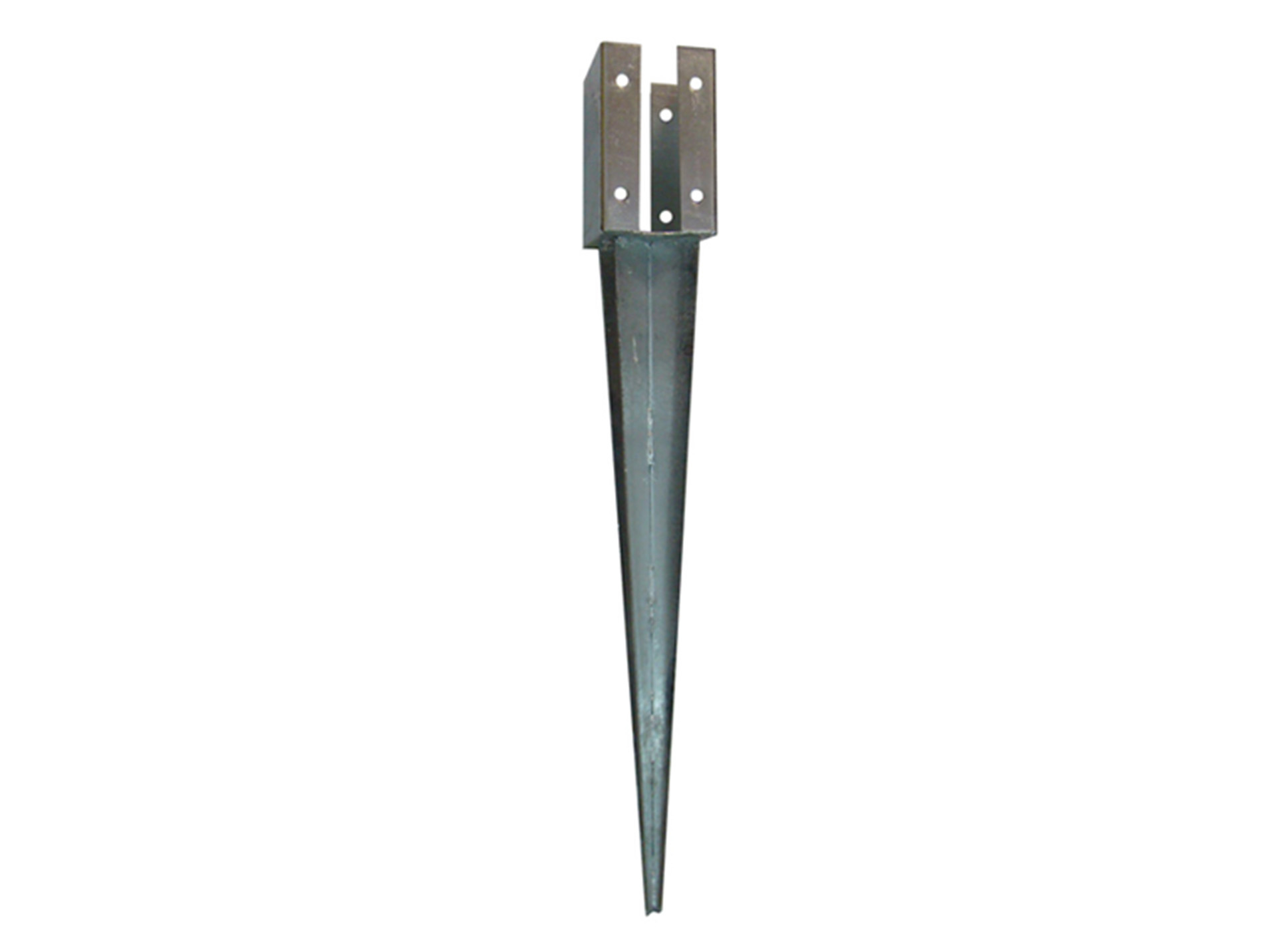 Support de poteau à enfoncer galvanisé 91x91x750mm