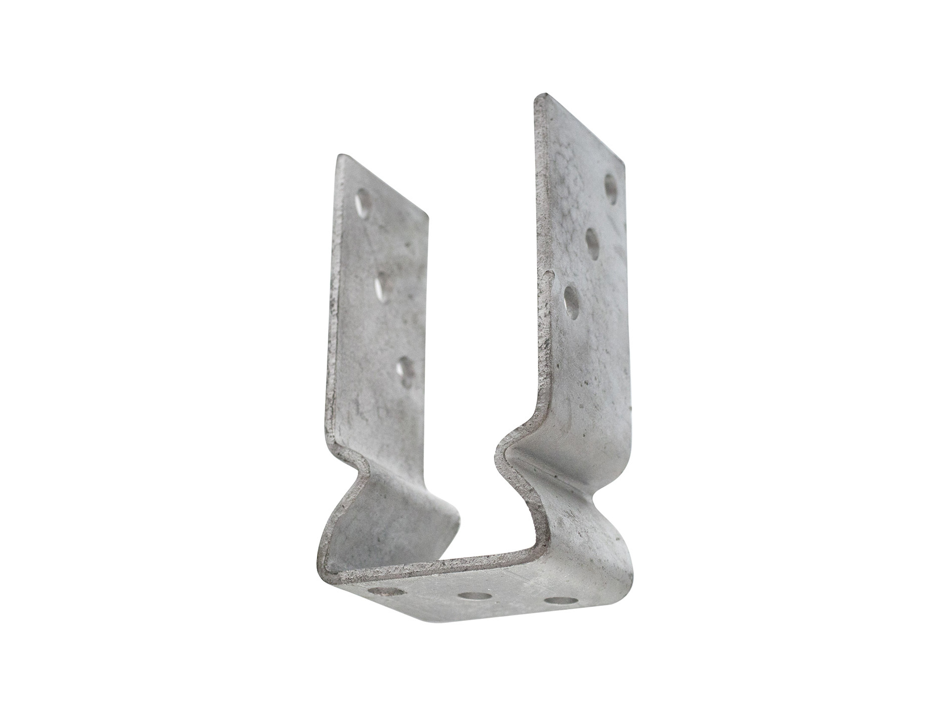 Support de poteau à visser 91mm galvanisé