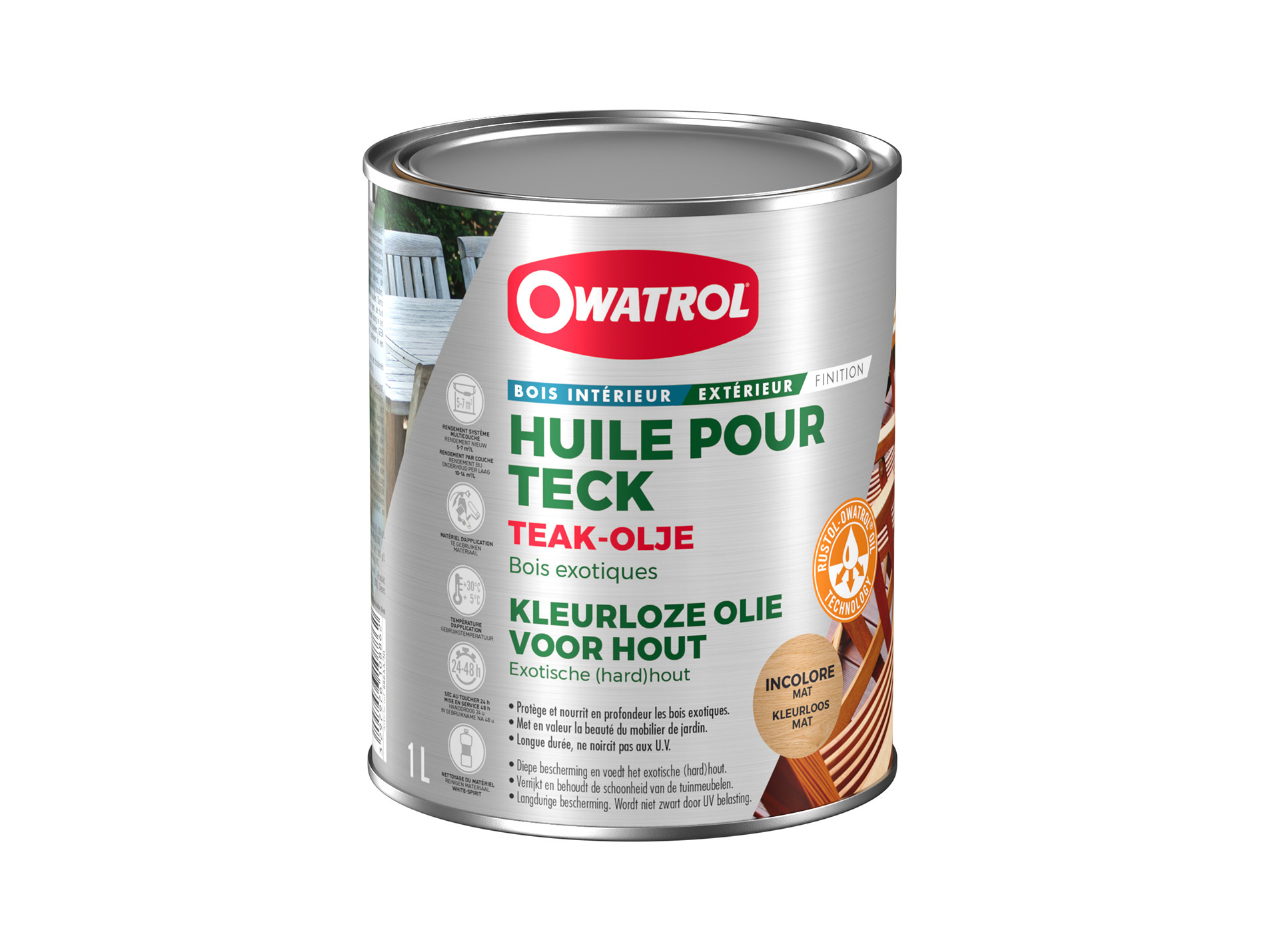 Huile de protection Teck Olje OWATROL 1L