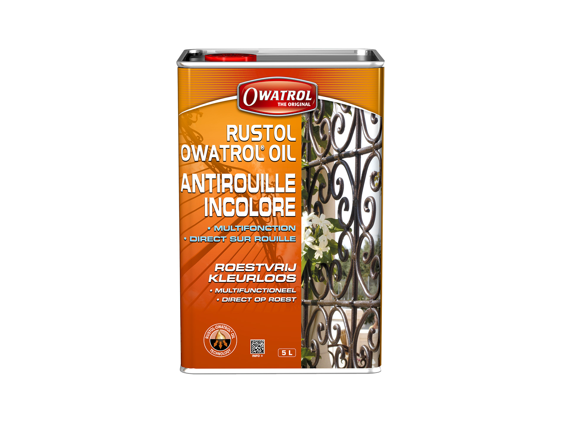 Peinture antirouille Rustol Incolore 5L